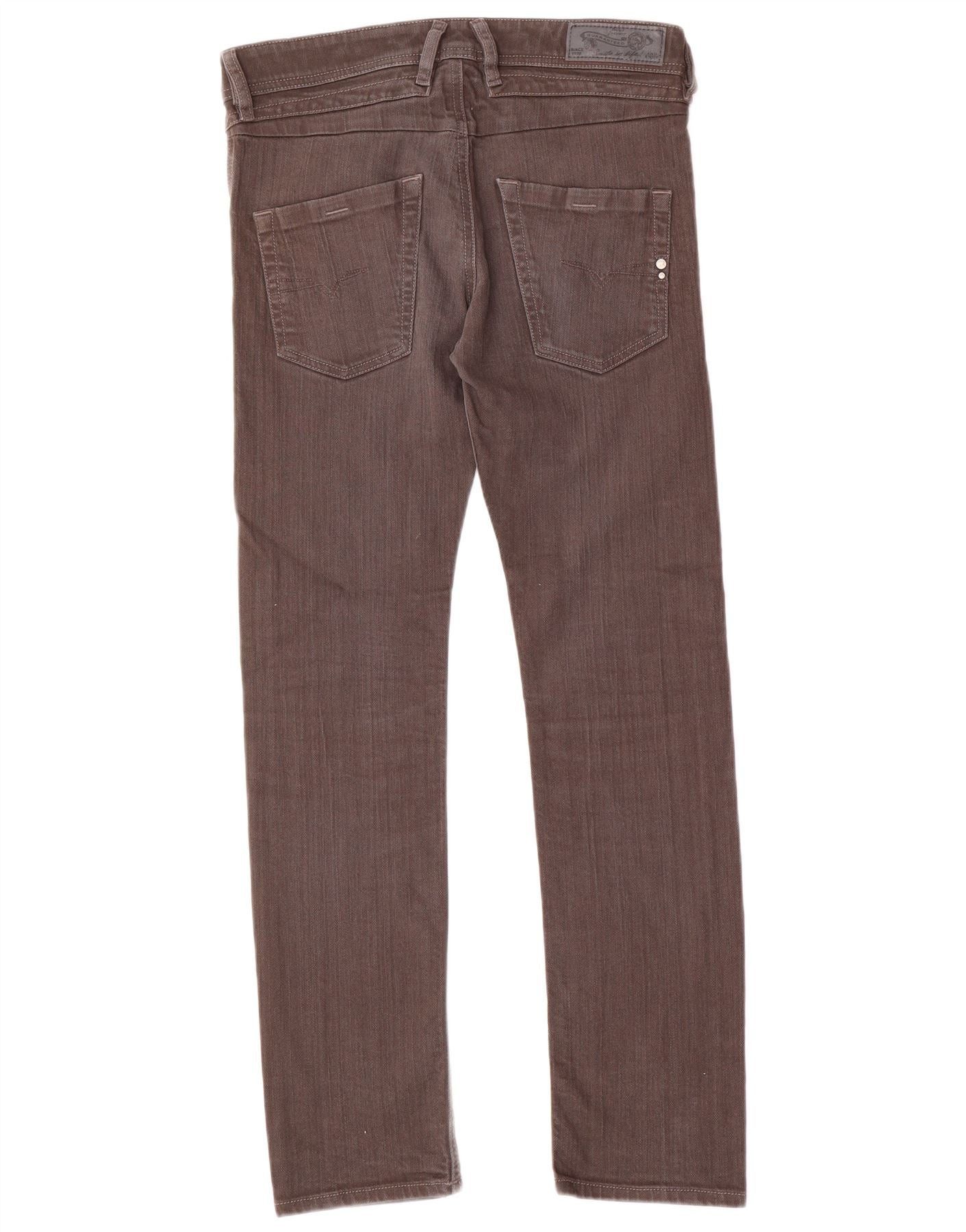 Diesel Womens Slim Jeans W28 L29 Grey Cotton Size 42" / US 20 - 2 Thumbnail
