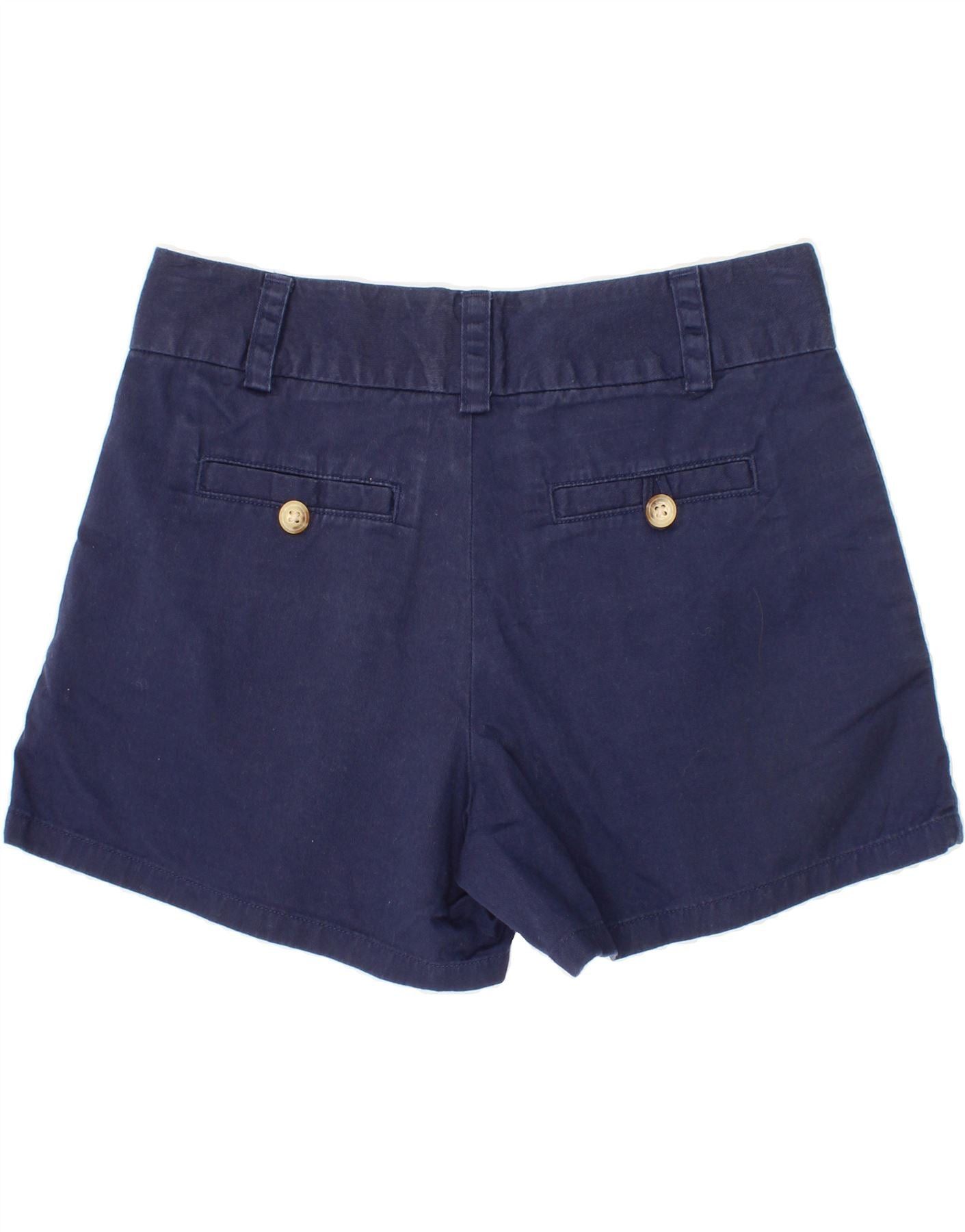 Ralph Lauren Girls Chino Shorts 9-10 Years W24 Navy Blue Cotton Size 28" / US 6 / IT 42 - 2 Thumbnail