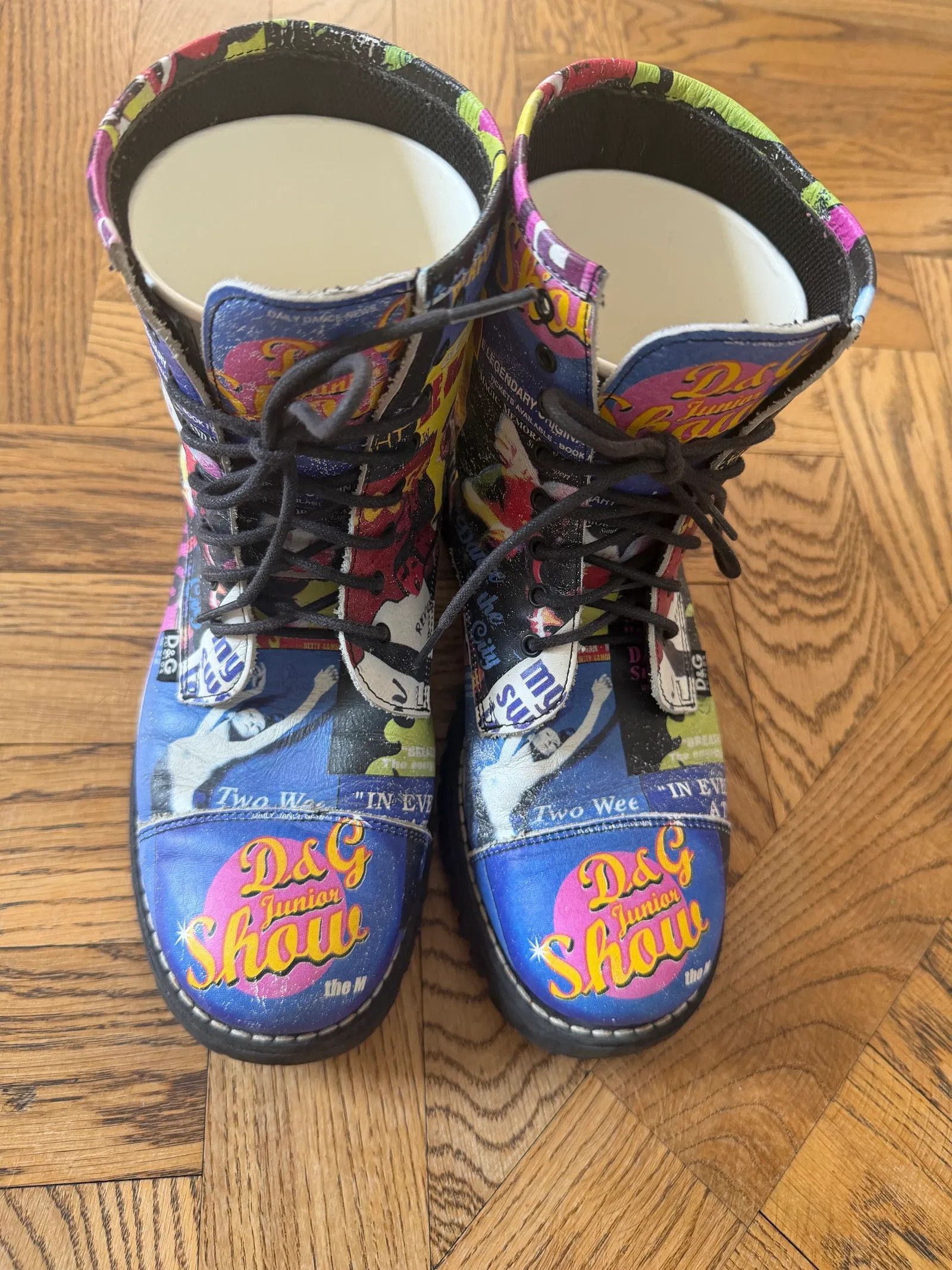 Dolce & Gabbana Dolce & Gabbana Lace up boots Size US 8 / IT 38 - 4 Thumbnail