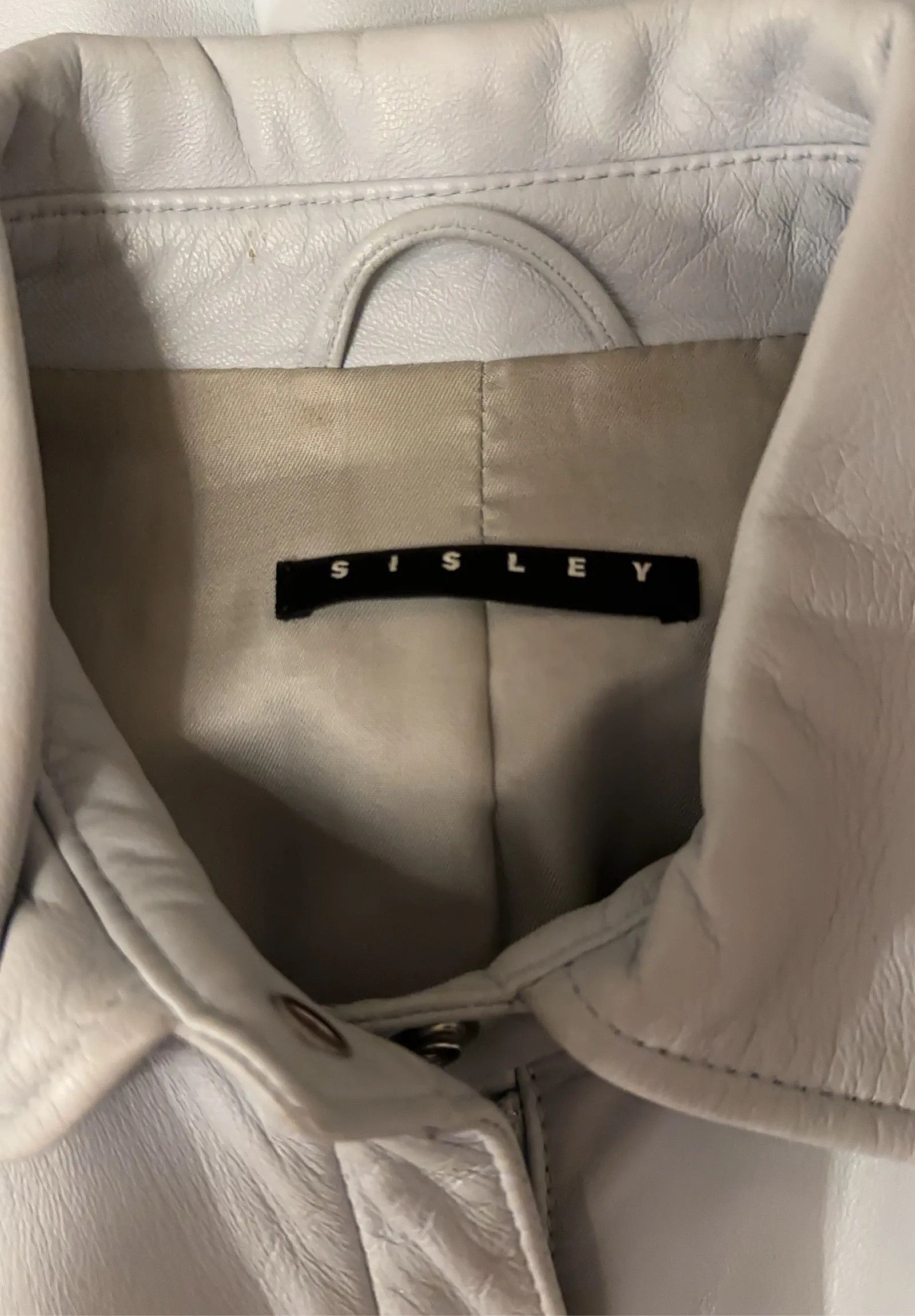 Sisley Sisley Leather Jacket Size S / US 4 / IT 40 - 2 Thumbnail
