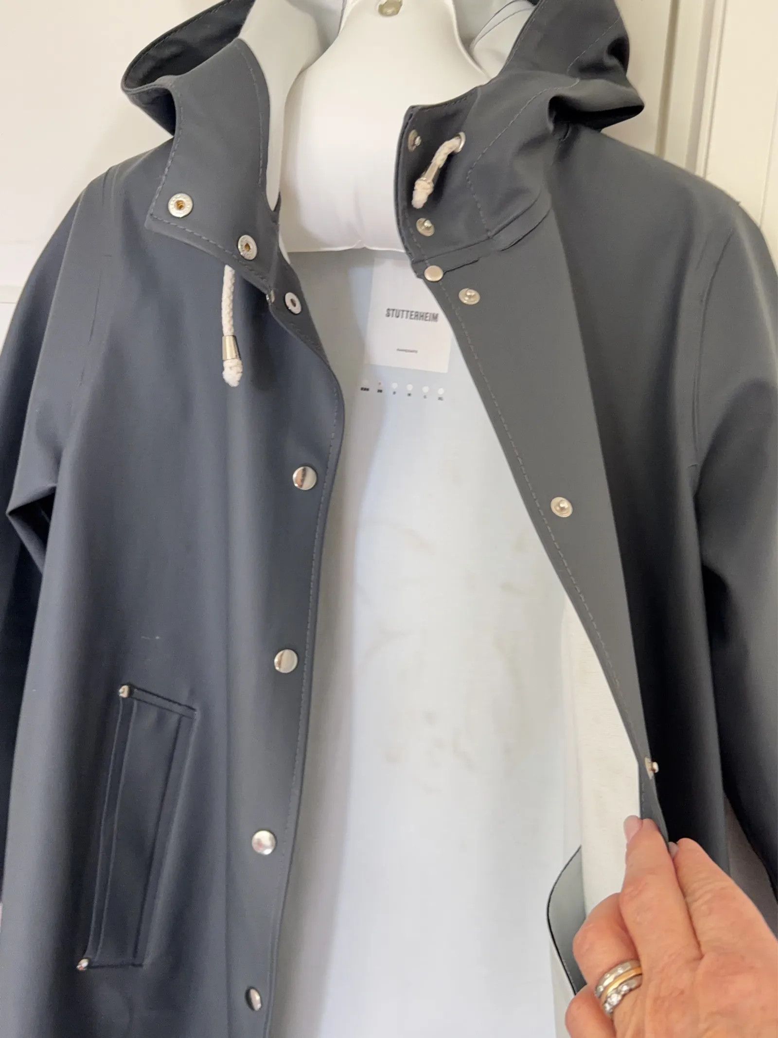 Stutterheim Stutterheim Stockholm Rain Jacket Size XS / US 0-2 / IT 36-38 - 6 Thumbnail