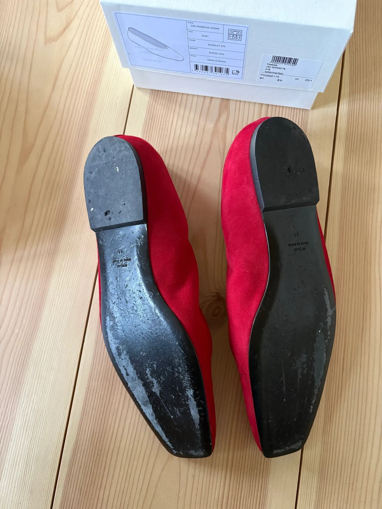 Toteme Toteme Toteme Ballerina Ballet Flats Size US 11 / IT 41 - 4 Thumbnail
