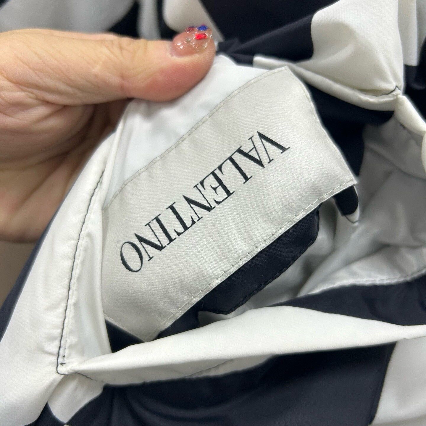 Valentino Valentino Reversible Geometric Down Jacket Size XS Size US XS / EU 42 / 0 - 6 Thumbnail