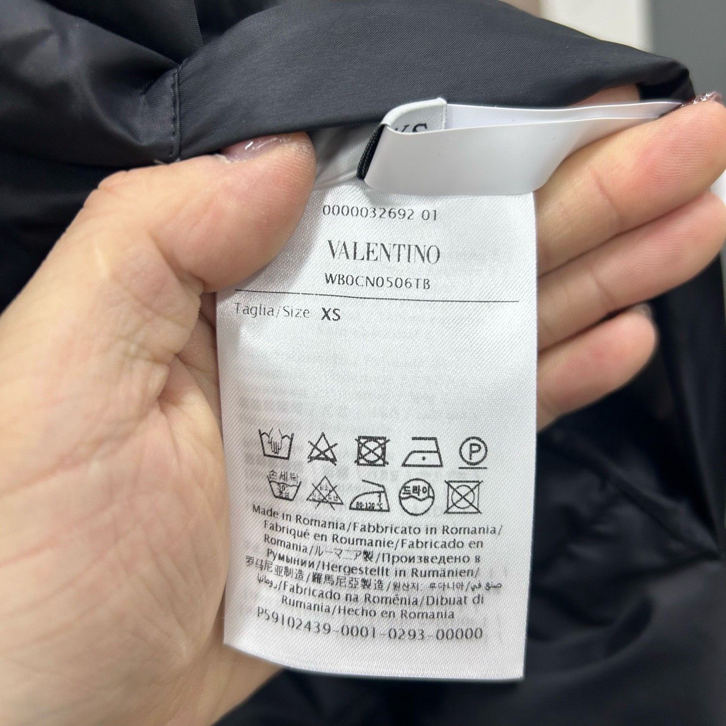 Valentino Valentino Reversible Geometric Down Jacket Size XS Size US XS / EU 42 / 0 - 7 Thumbnail