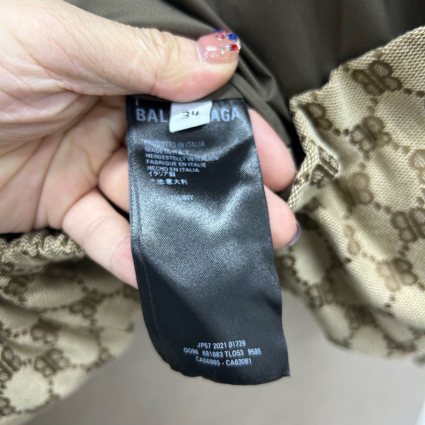 Balenciaga × Gucci Balenciaga x Gucci Monogram Puffer Jacket Size 34 Size XXS / US 00 / IT 34 - 5 Thumbnail