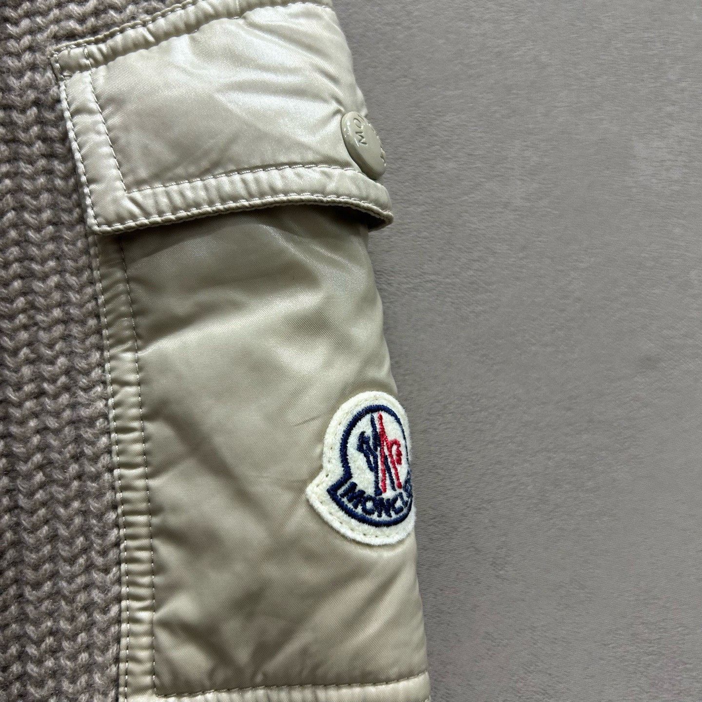 Moncler Moncler Colorblock Sleeve Pocket Sweater Size L Size US L / EU 52-54 / 3 - 4 Thumbnail