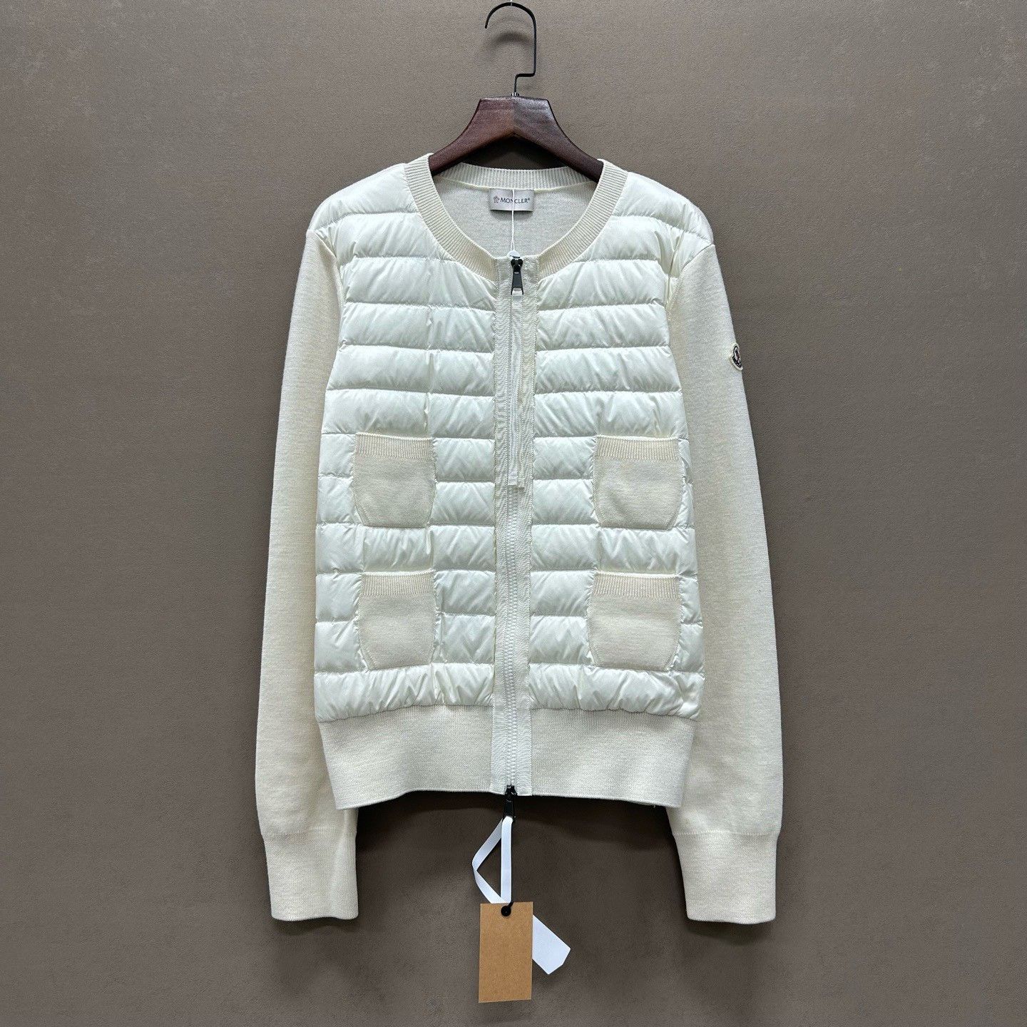 Moncler Moncler Padded Knit Cardigan Size M Size US M / EU 48-50 / 2 - 2 Thumbnail