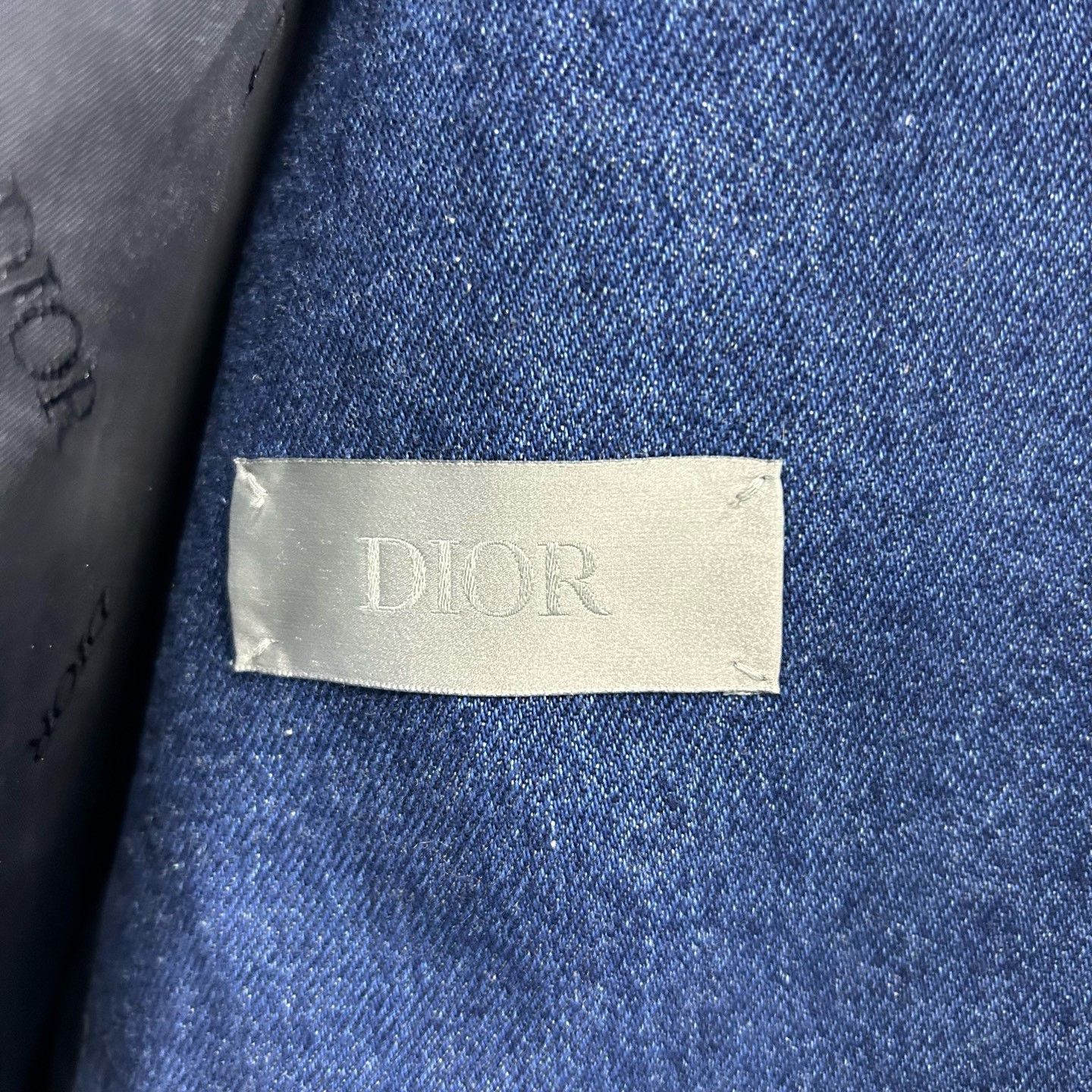 Dior Dior Embroidered Logo Denim Jacket Size L Size US L / EU 52-54 / 3 - 5 Thumbnail