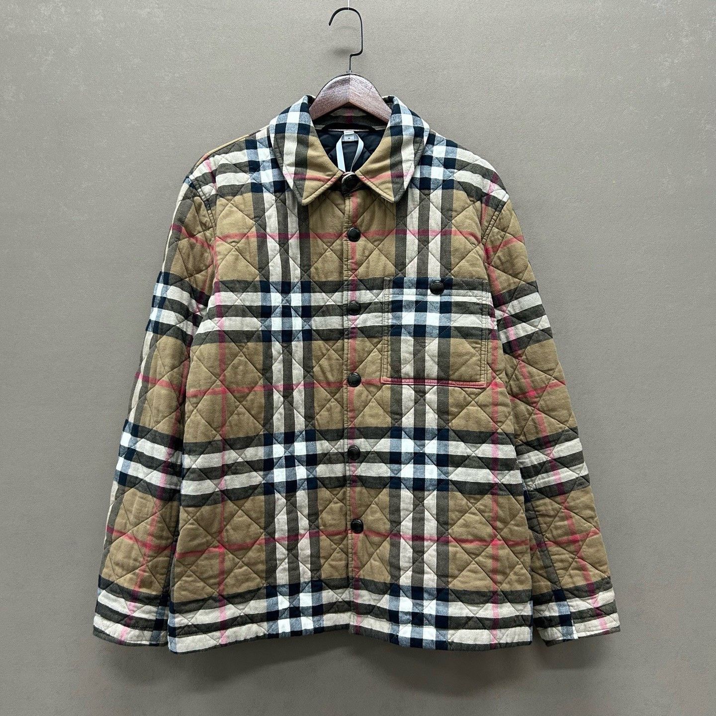 Burberry Burberry Check Quilted Jacket Size M Size US M / EU 48-50 / 2 - 2 Thumbnail