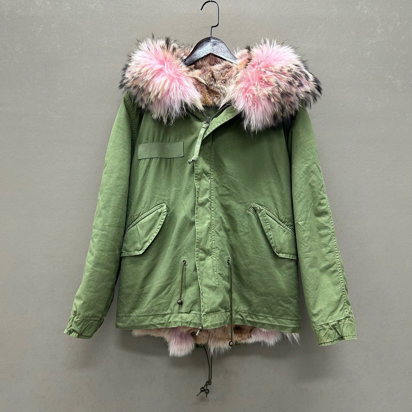 MR & MRS ITALY Mr & Mrs Italy Pink Fur Parka Size XS Size XS / US 0-2 / IT 36-38 - 2 Thumbnail