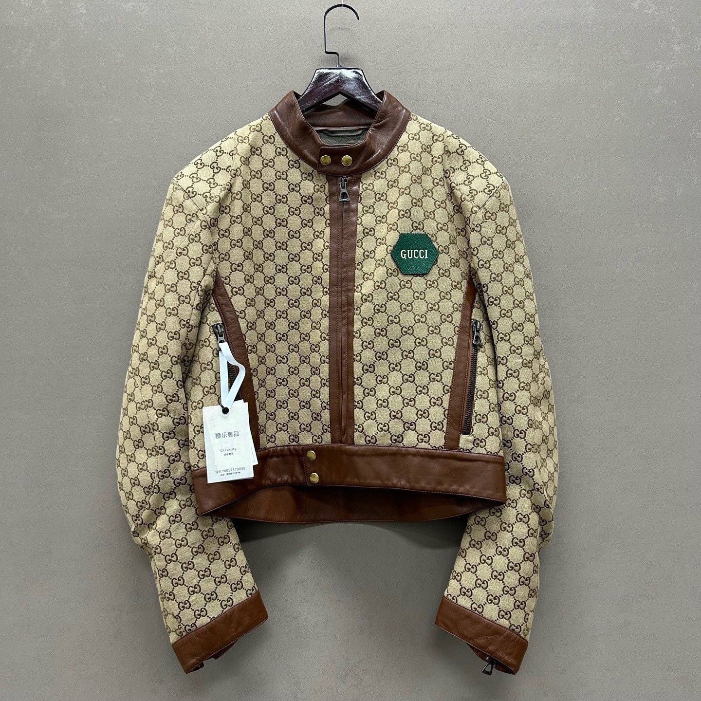 Gucci Gucci Monogram Biker Jacket Size M Size US M / EU 48-50 / 2 - 2 Thumbnail