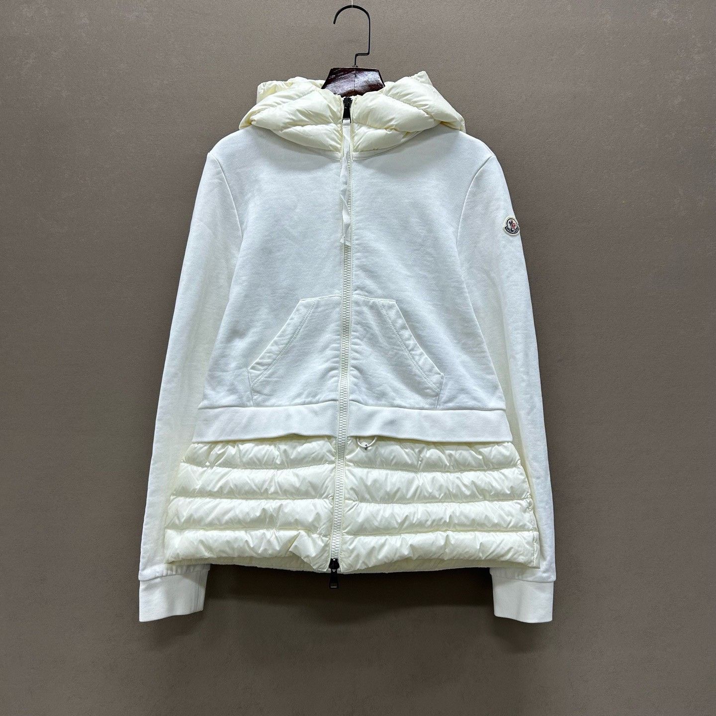 Moncler Moncler Down-Filled Zip Hoodie Size M Size US M / EU 48-50 / 2 - 2 Thumbnail