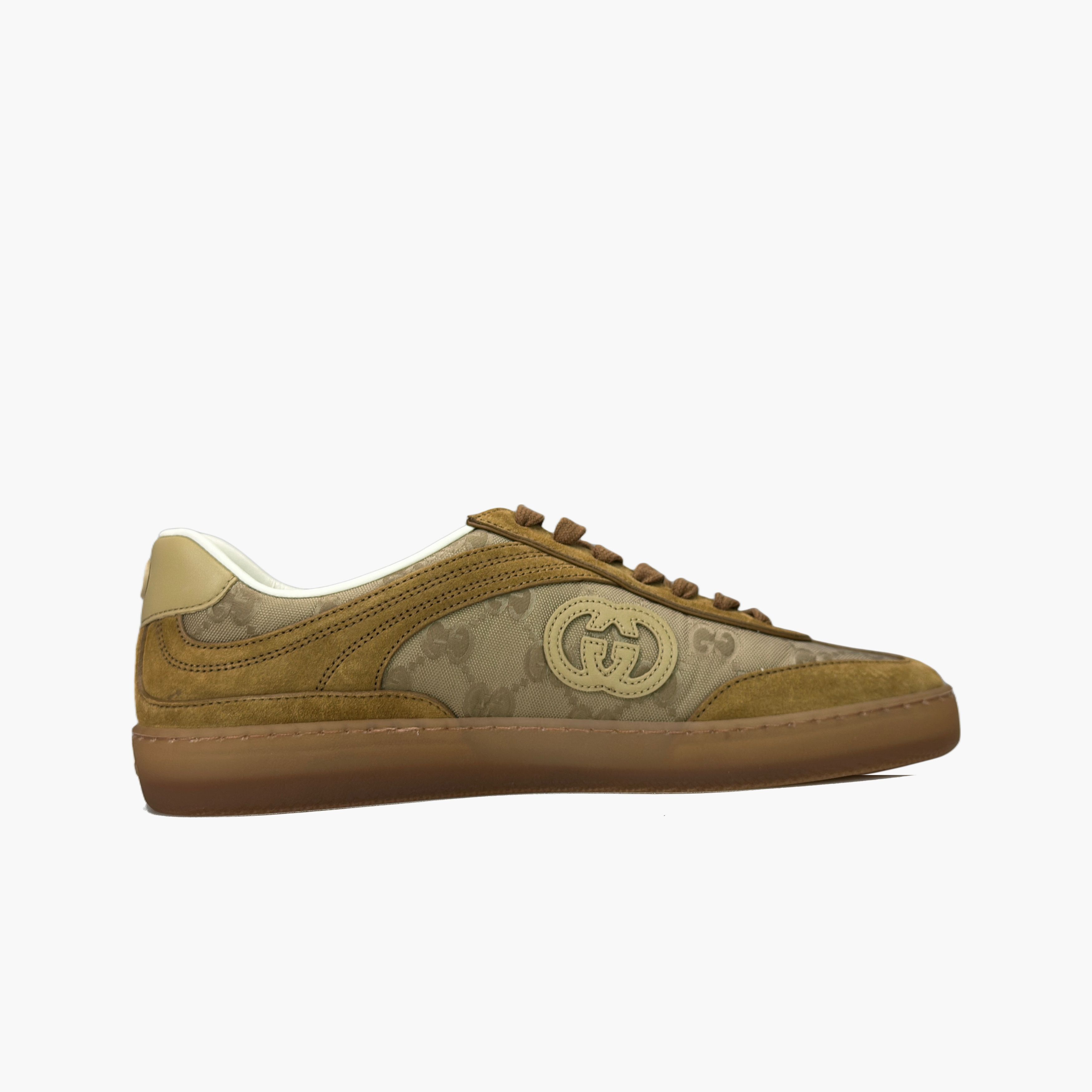Gucci Gucci G75 Brown Suede Sneakers US 9 Size US 9 / EU 42 - 2 Thumbnail