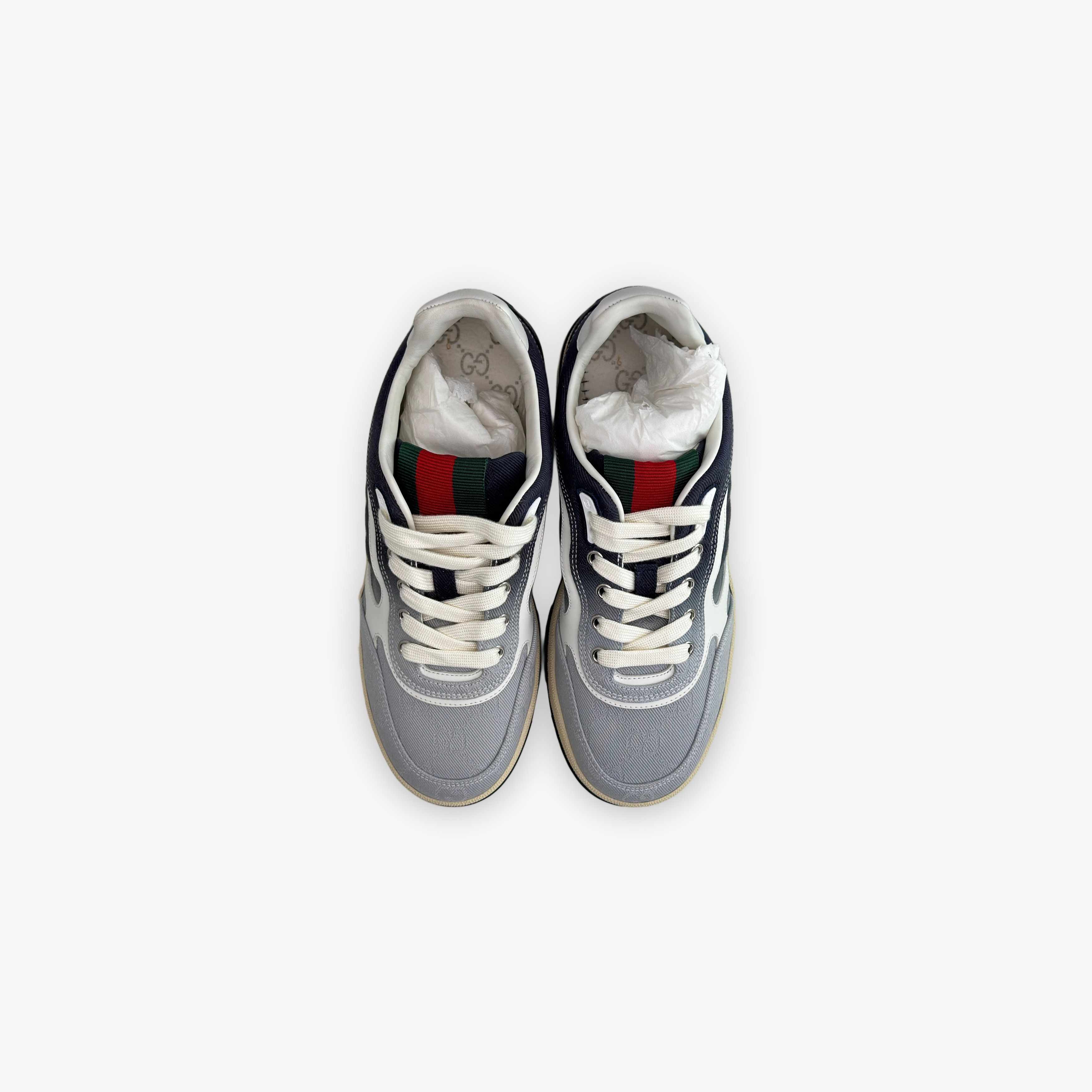 Gucci Gucci Re-Web Gradient Denim Sneakers Size 7 Size US 7 / EU 40 - 9 Thumbnail