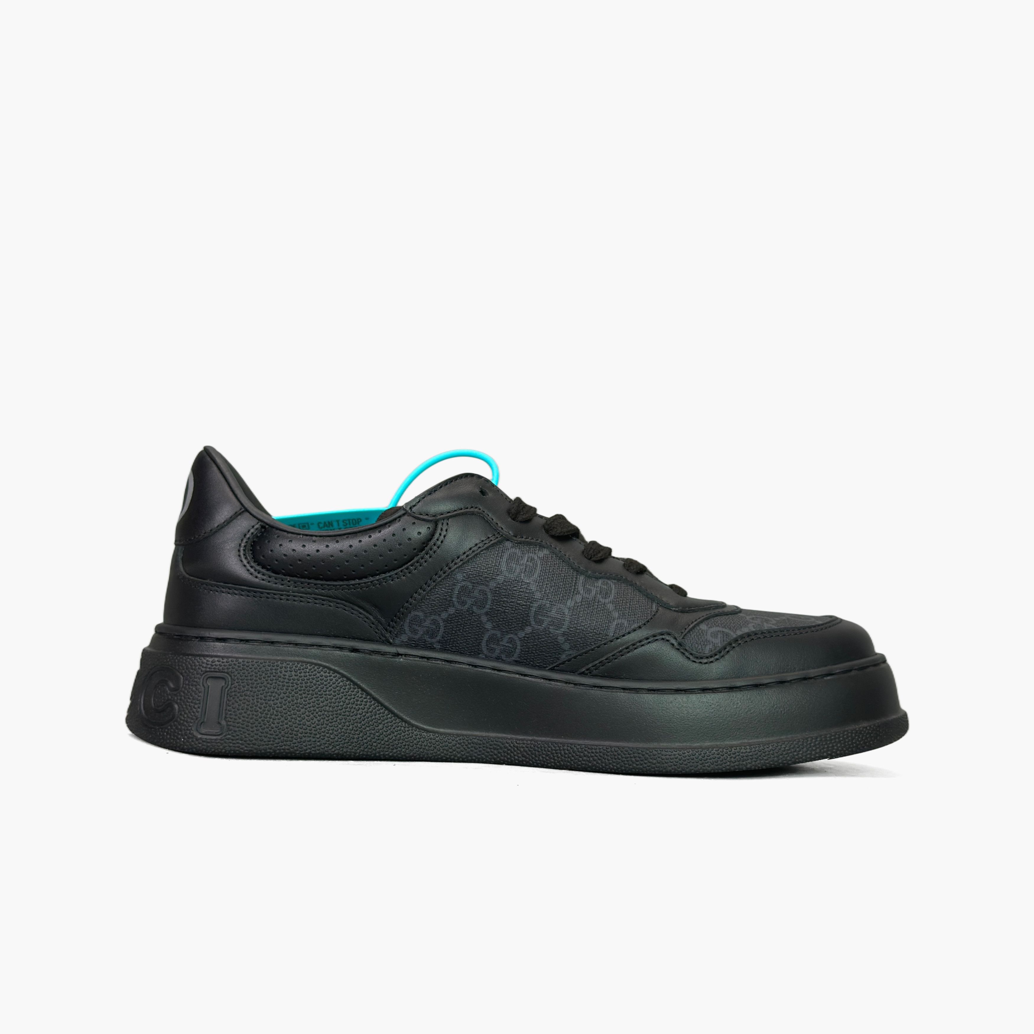 Gucci Gucci GG Monogram Leather Low-Top Sneakers Size 9 Size US 9 / EU 42 - 2 Thumbnail