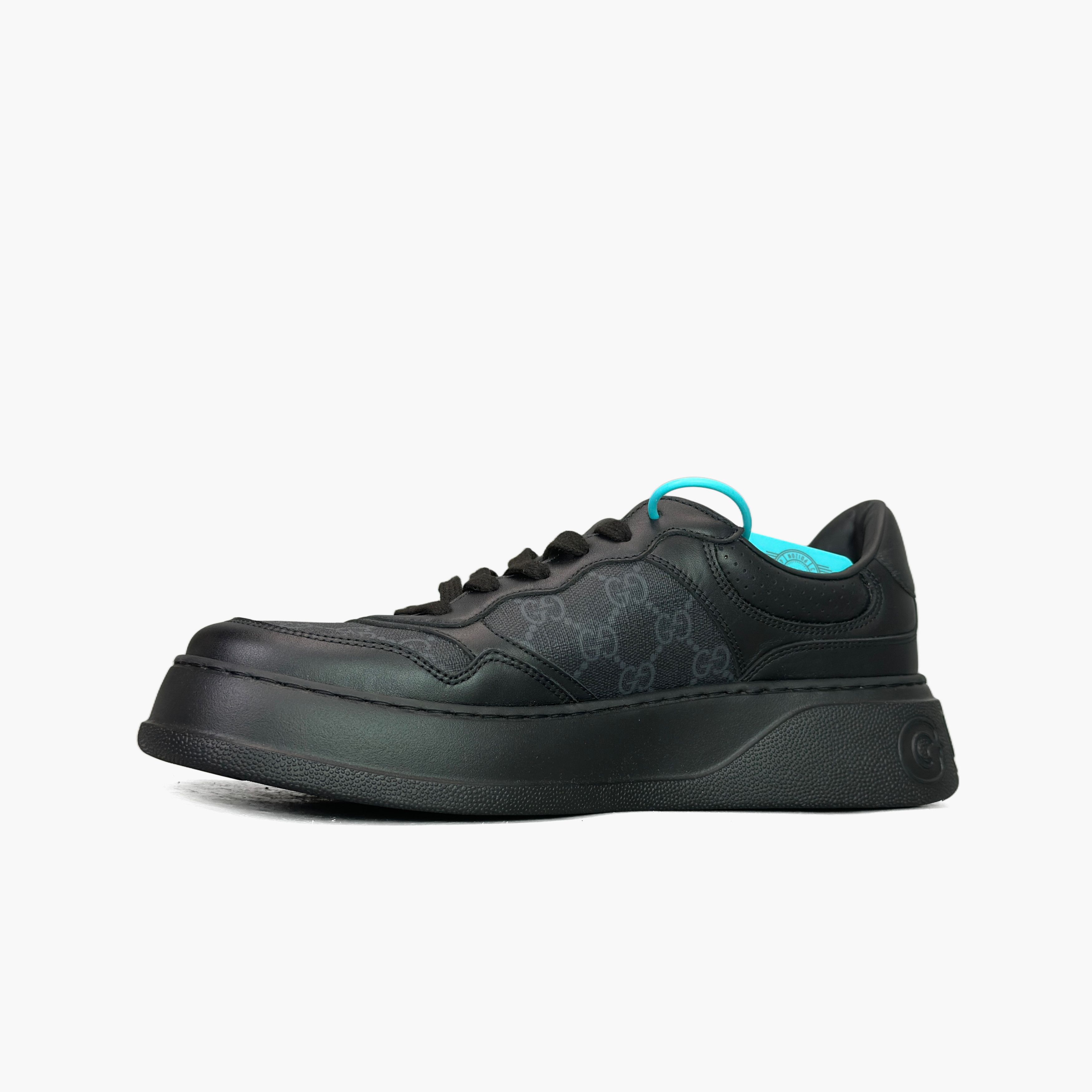 Gucci Gucci GG Monogram Leather Low-Top Sneakers Size 9 Size US 9 / EU 42 - 3 Thumbnail