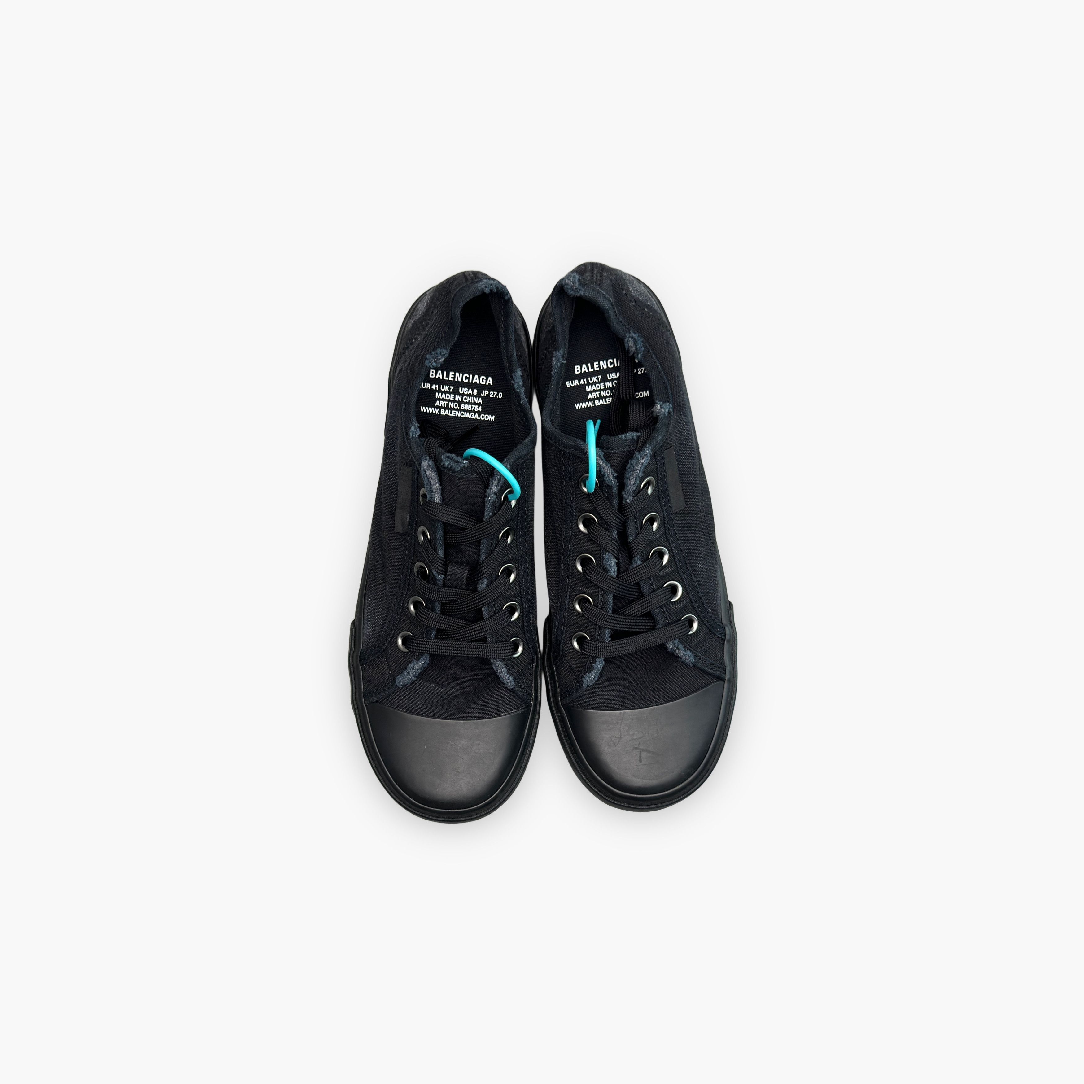 Balenciaga Balenciaga Paris Low-Top Sneakers Size 8 Size US 8 / EU 41 - 9 Thumbnail