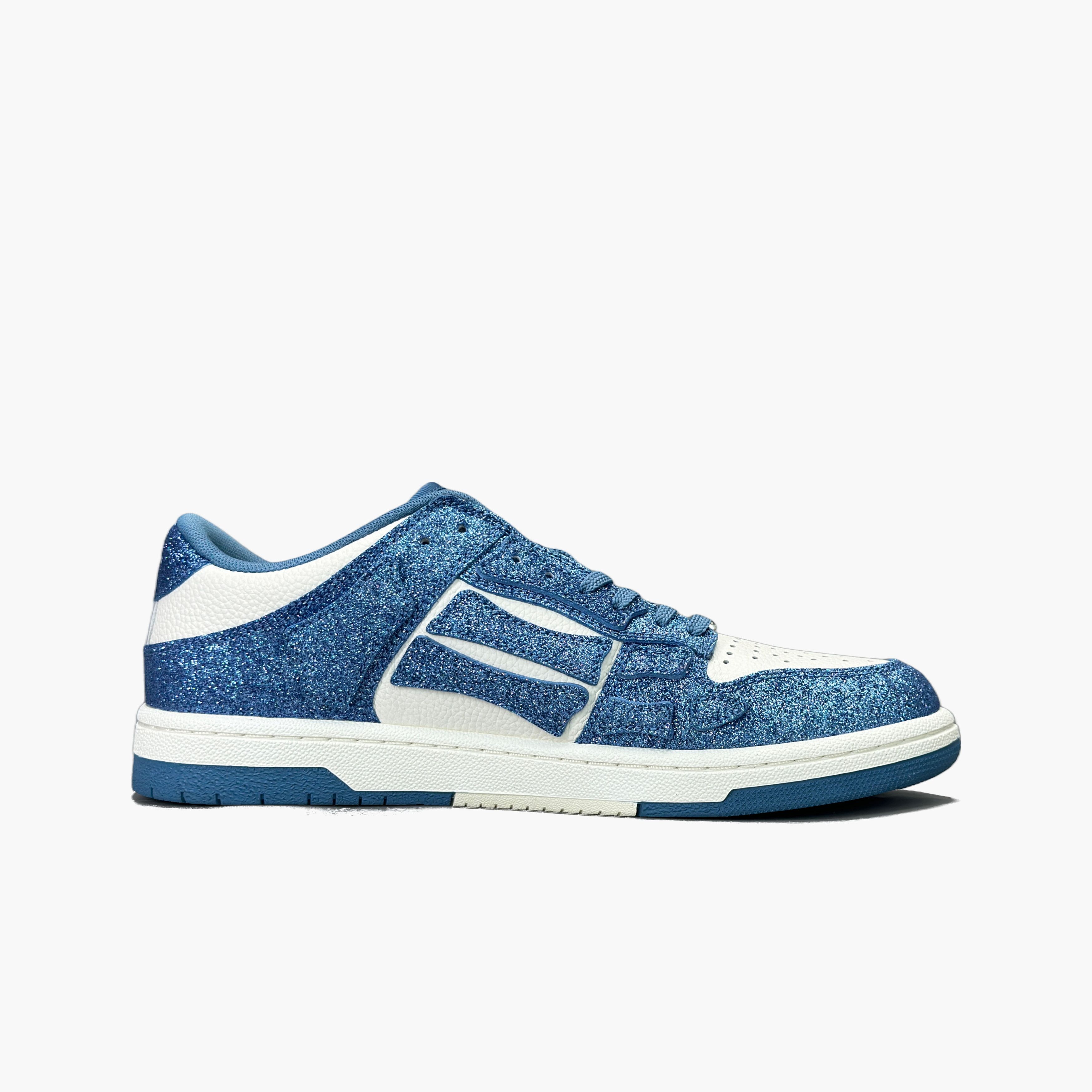 Amiri AMIRI Shimmer Skel-Top Low Sneakers Size 8 Size US 8 / EU 41 - 2 Thumbnail