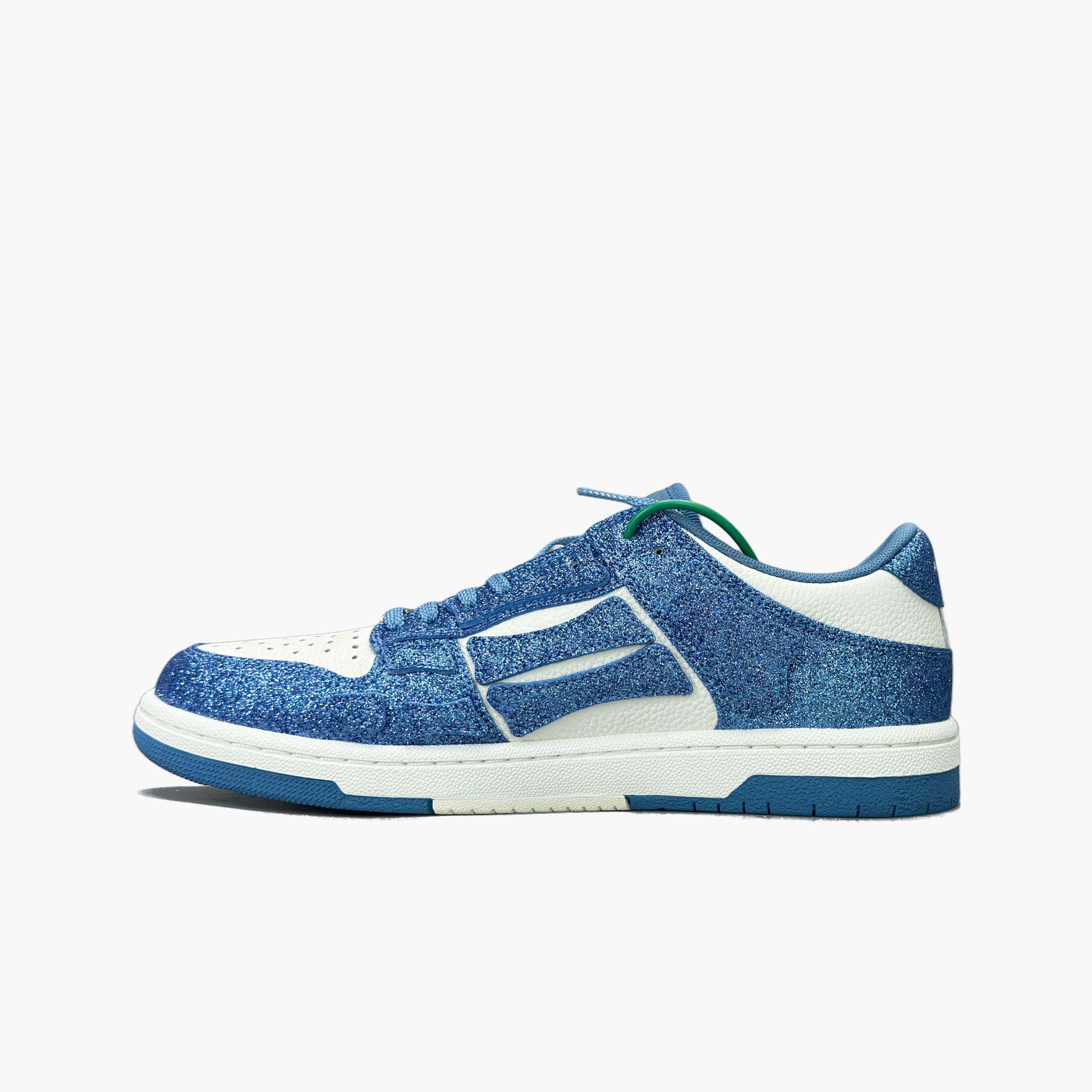 Amiri AMIRI Shimmer Skel-Top Low Sneakers Size 8 Size US 8 / EU 41 - 3 Thumbnail