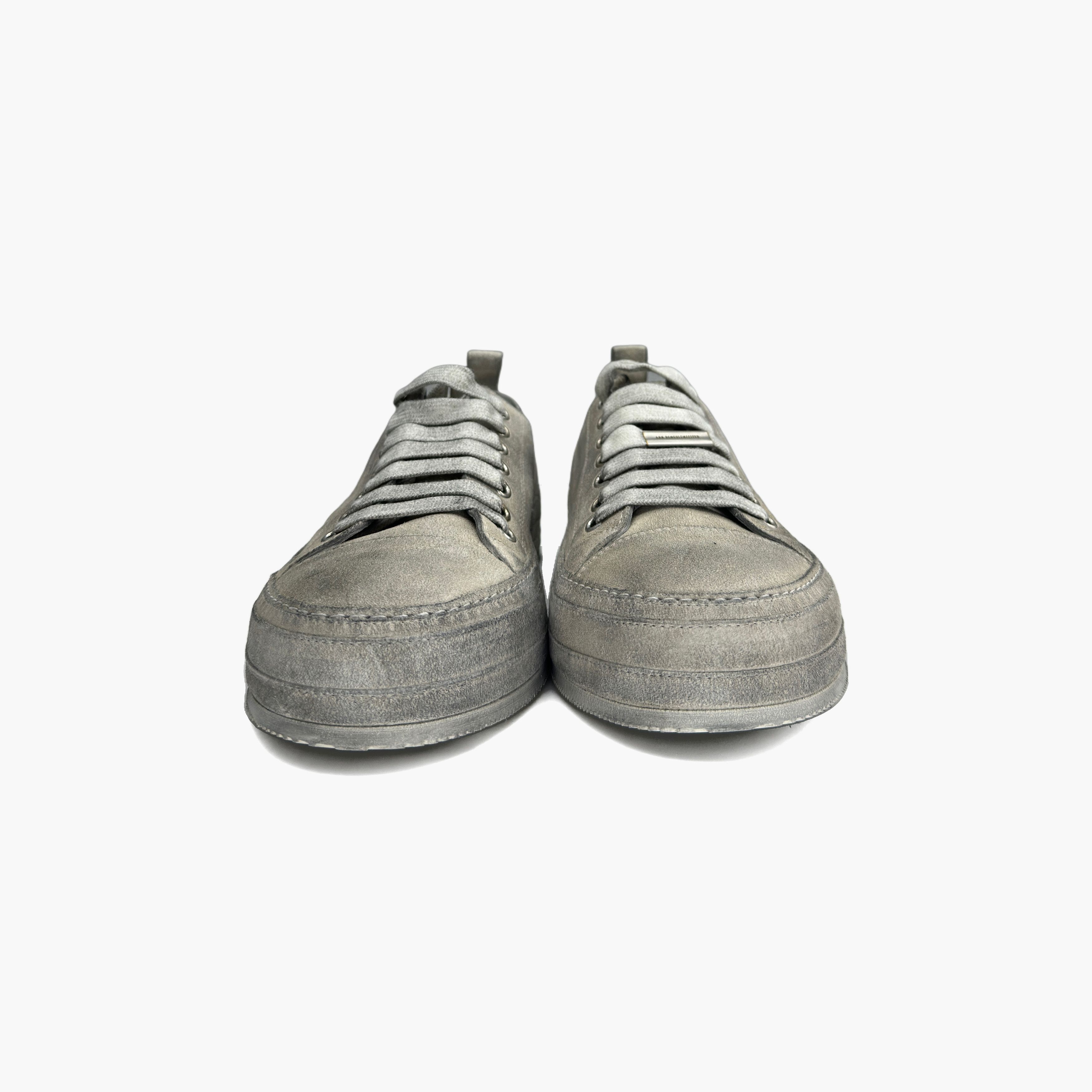 Ann Demeulemeester Ann Demeulemeester Distressed Suede Low-Top Sneakers Size 45 Size US 12 / EU 45 - 5 Thumbnail