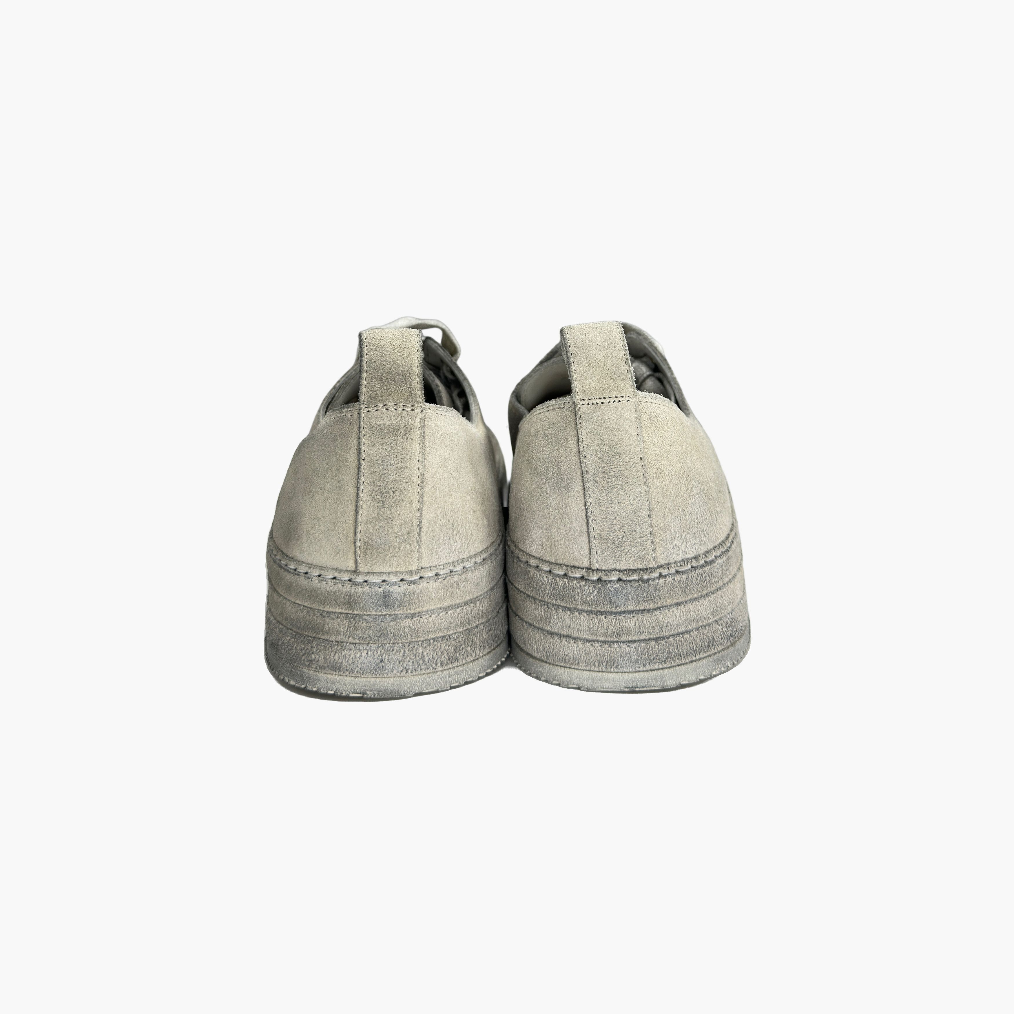 Ann Demeulemeester Ann Demeulemeester Distressed Suede Low-Top Sneakers Size 45 Size US 12 / EU 45 - 6 Thumbnail