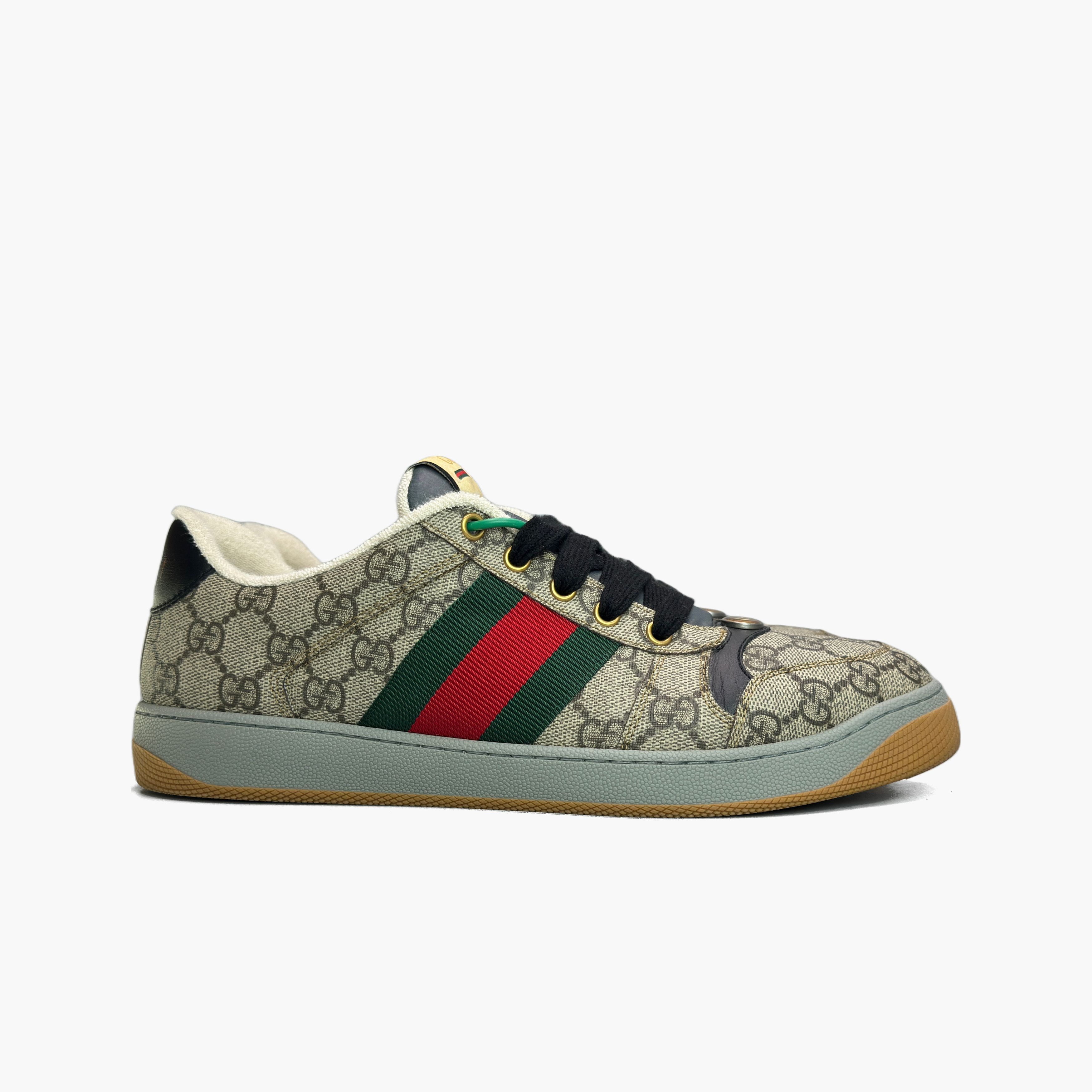 Gucci Gucci Screener GG Supreme Low-Top Sneakers Size 8.5 Size US 8.5 / EU 41-42 - 4 Thumbnail