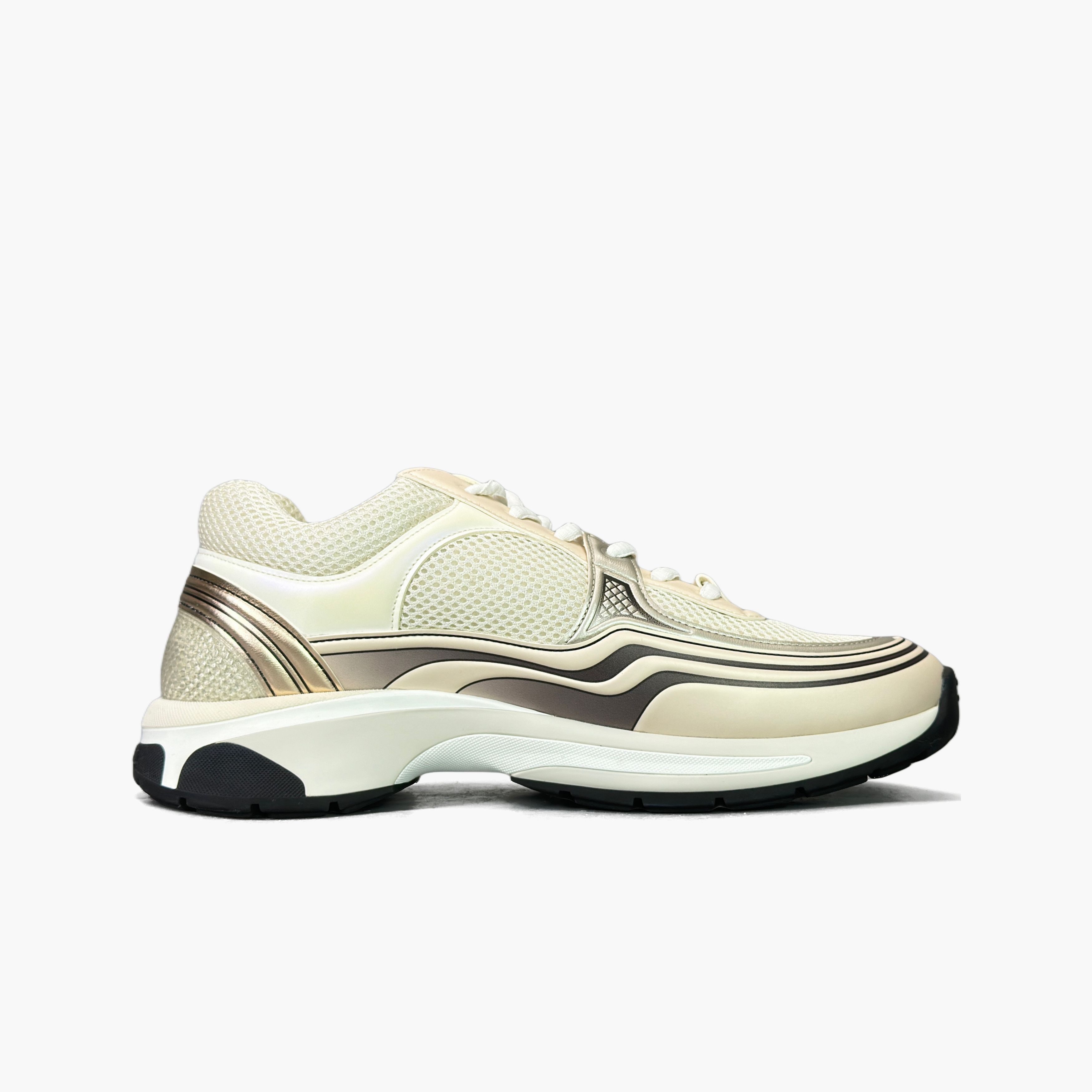 Chanel Chanel Logo Mesh Low-Top Sneakers Size 42 Size US 12 / IT 42 - 2 Thumbnail