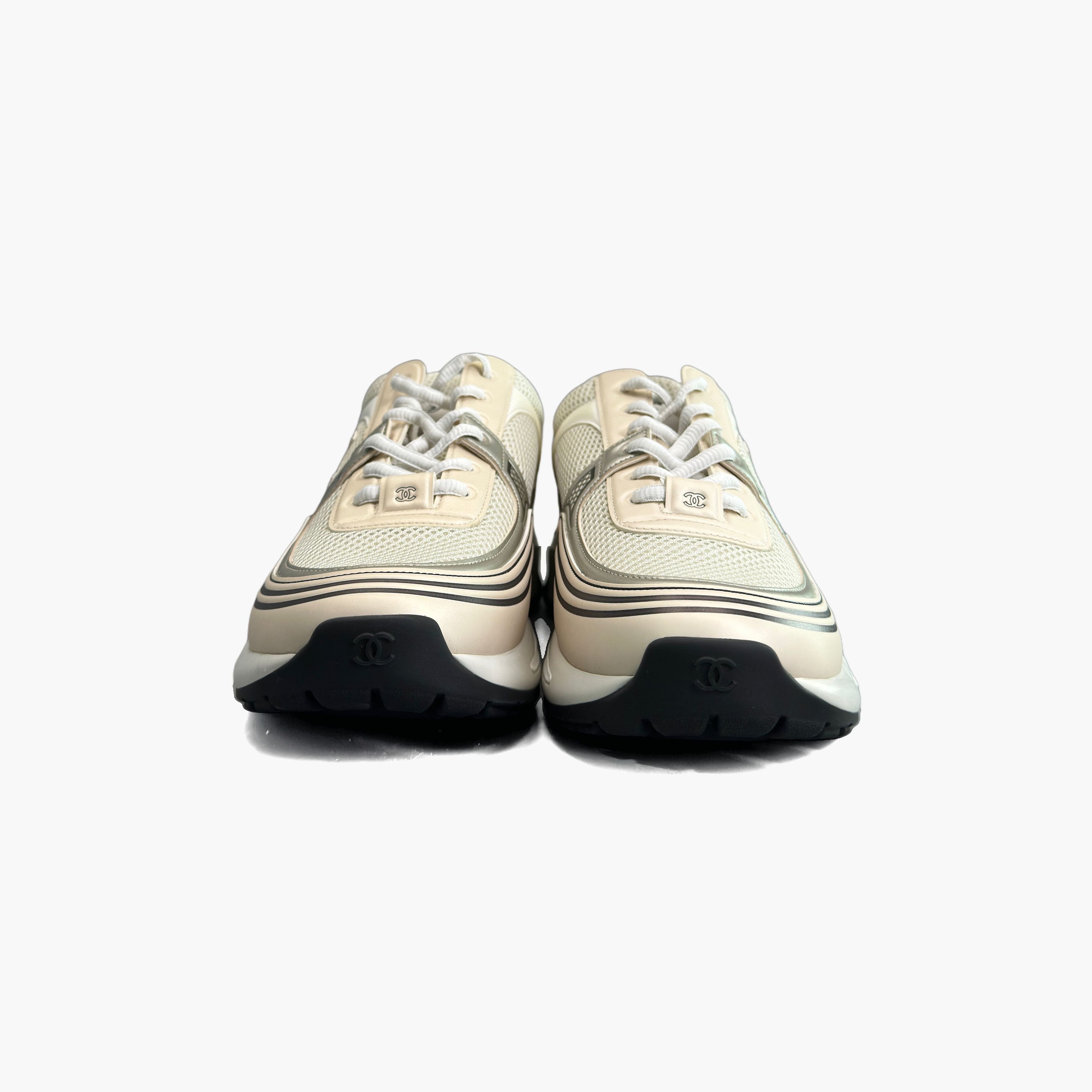 Chanel Chanel Logo Mesh Low-Top Sneakers Size 42 Size US 12 / IT 42 - 5 Thumbnail
