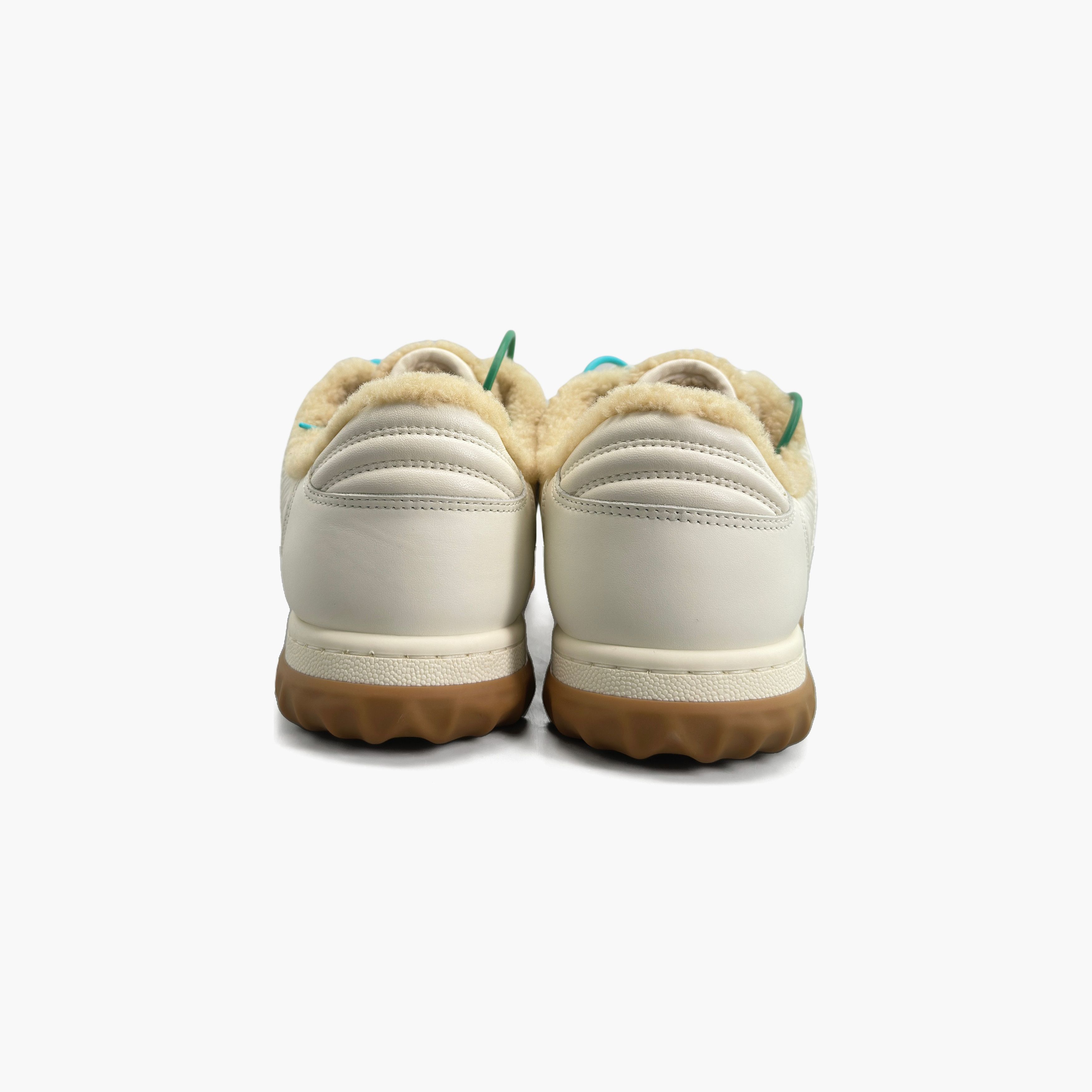 Gucci Gucci Mac80 Fur Trim Sneakers Size 8 Size US 8 / EU 41 - 6 Thumbnail