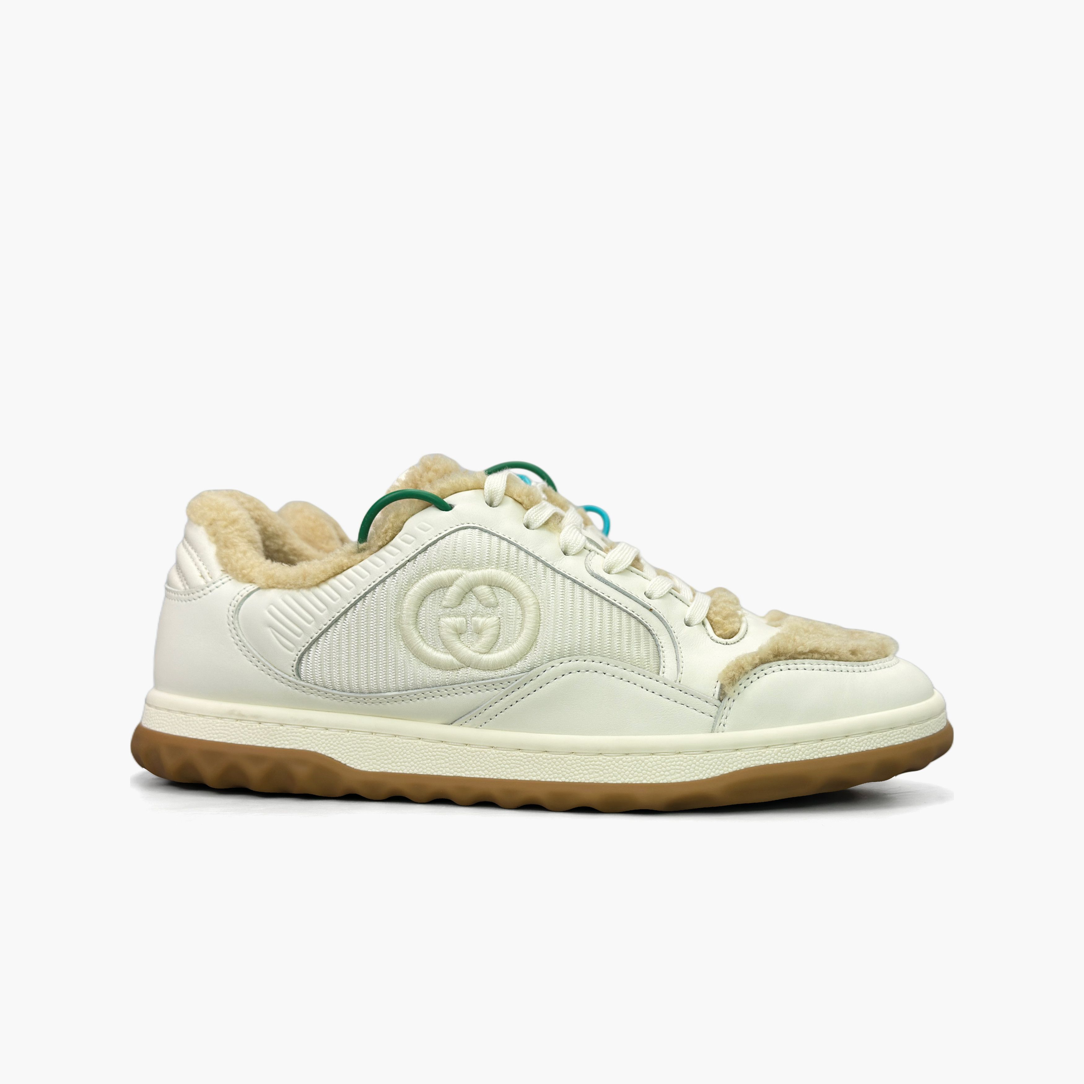 Gucci Gucci Mac80 Fur Trim Sneakers Size 8 Size US 8 / EU 41 - 4 Thumbnail