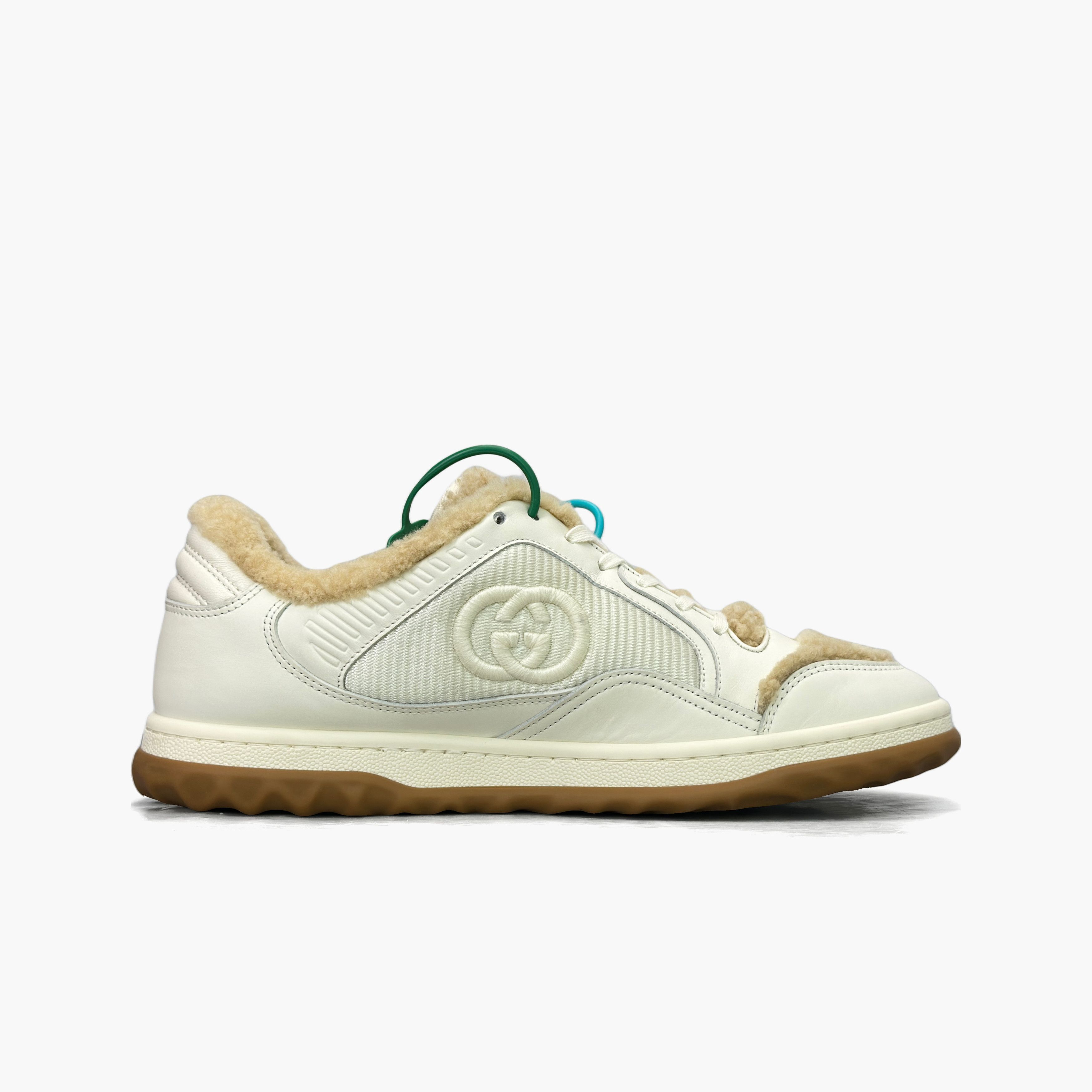 Gucci Gucci Mac80 Fur Trim Sneakers Size 8 Size US 8 / EU 41 - 2 Thumbnail