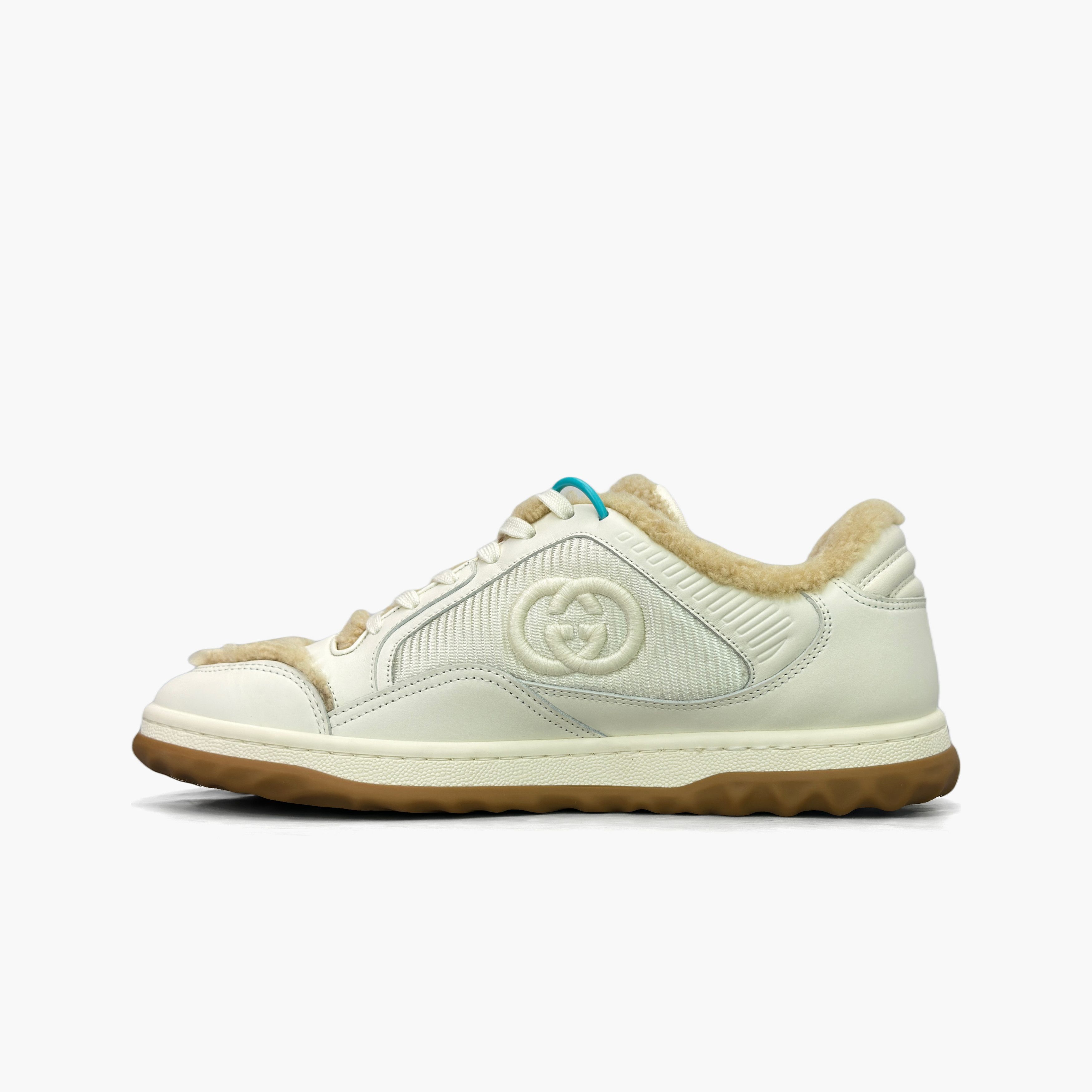 Gucci Gucci Mac80 Fur Trim Sneakers Size 8 Size US 8 / EU 41 - 3 Thumbnail