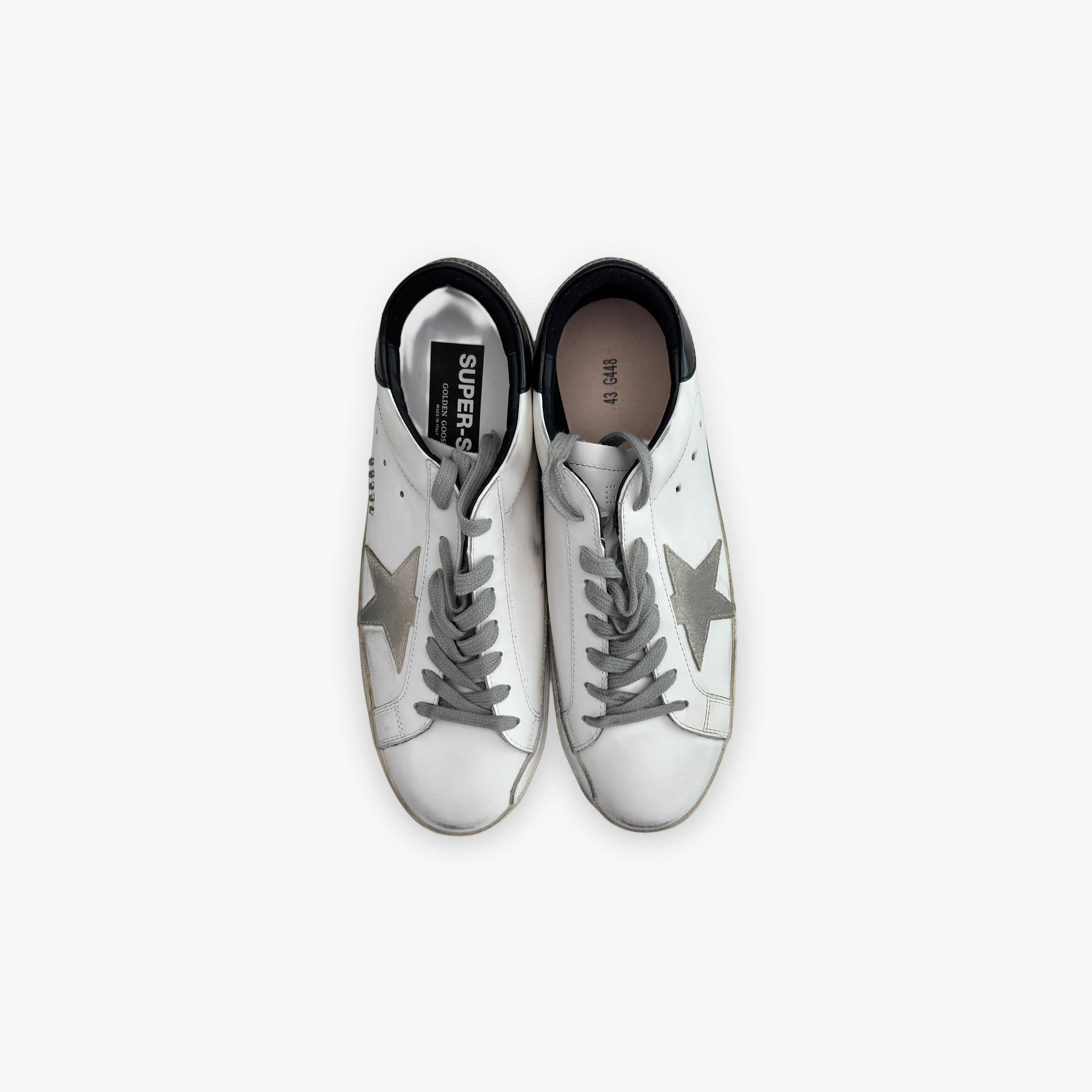 Golden Goose Golden Goose Super-Star Distressed Sneakers Size 43 Size US 10 / EU 43 - 9 Thumbnail