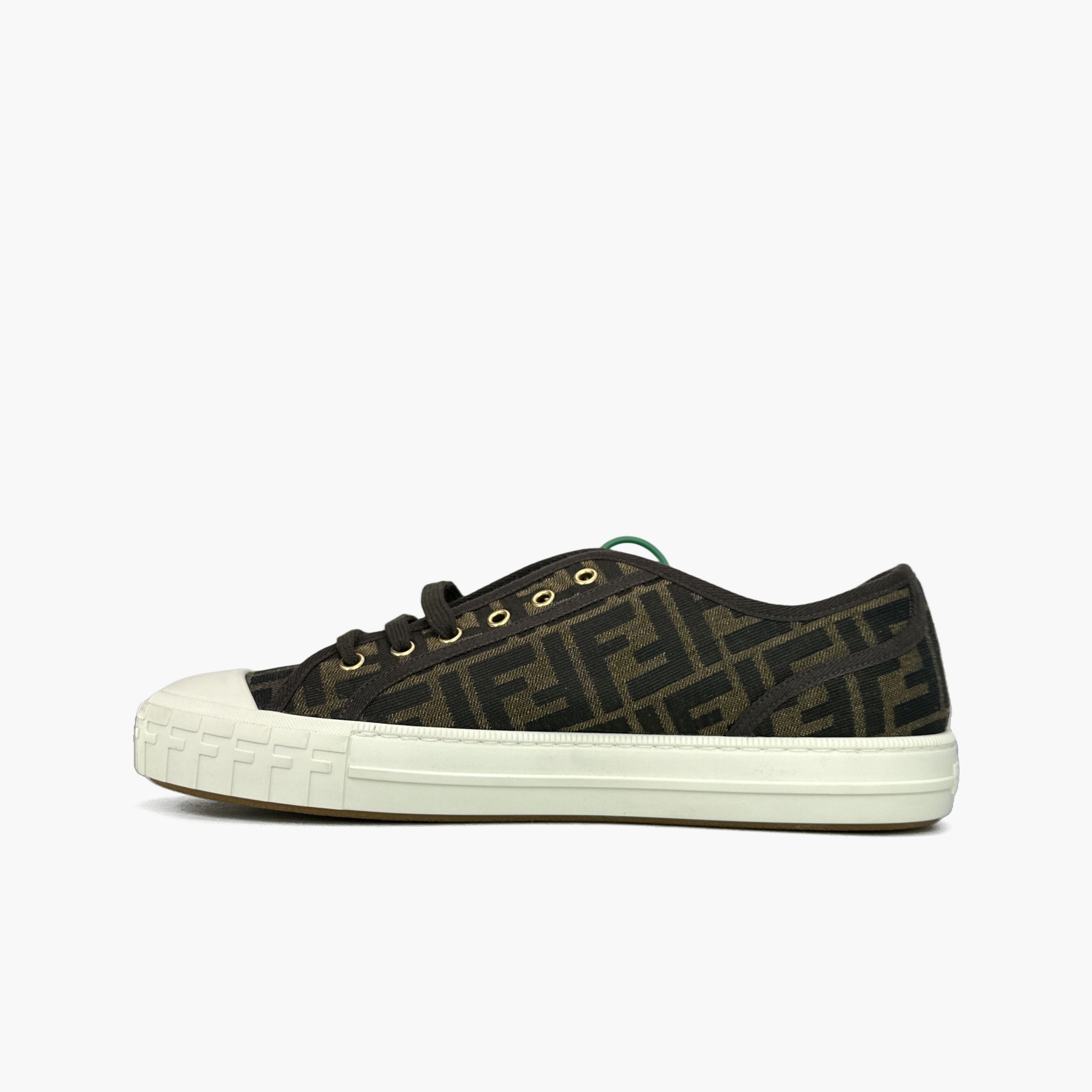 Fendi Fendi FF Logo Low-Top Sneakers Size 10.5 Size US 10.5 / EU 43-44 - 3 Thumbnail