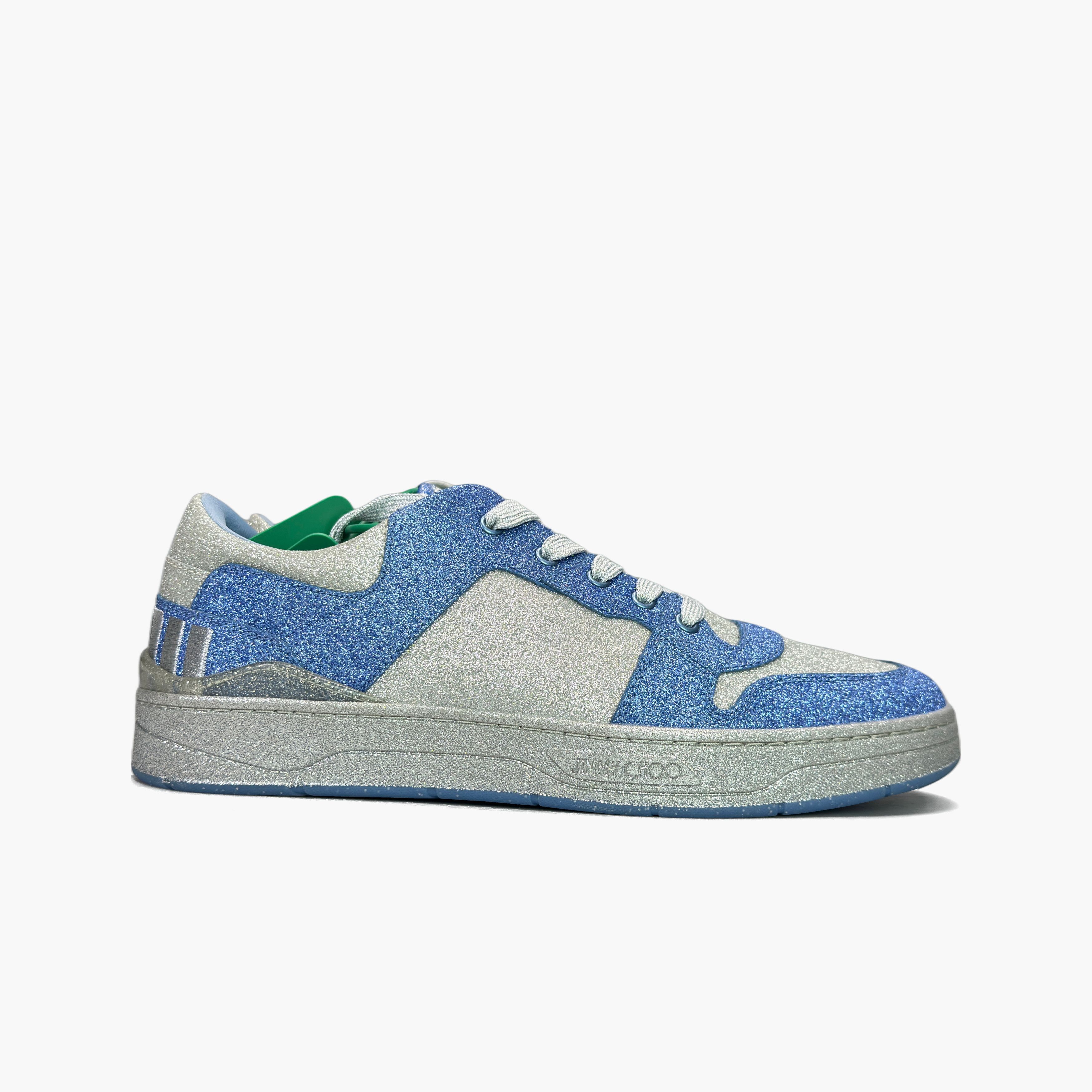Jimmy Choo Jimmy Choo Florent Glitter Low-Top Sneakers US 9.5 Size US 9.5 / EU 42-43 - 4 Thumbnail