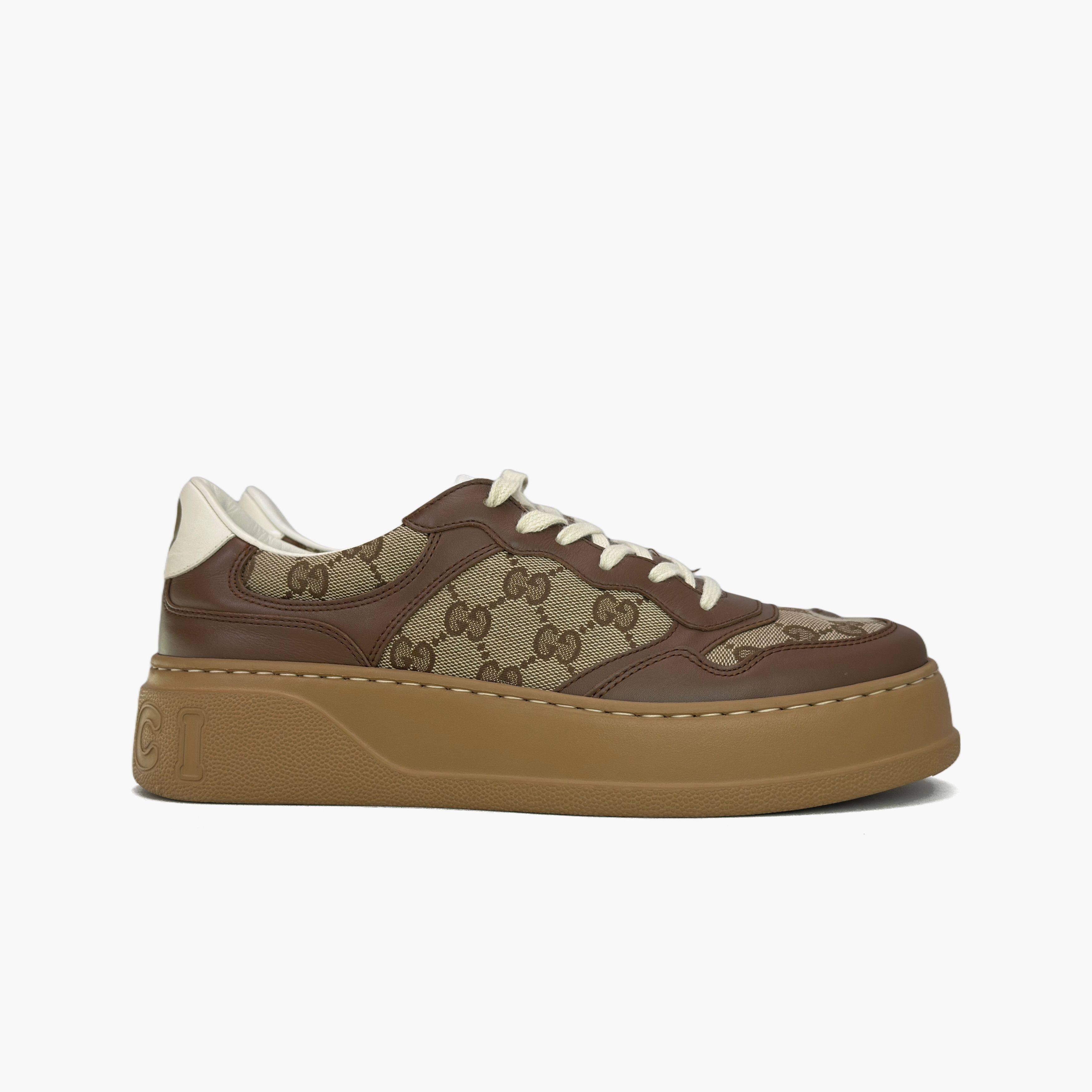 Gucci Gucci Monogram Platform Low-Top Sneakers Size 40.5 Size US 7.5 / EU 40-41 - 4 Thumbnail