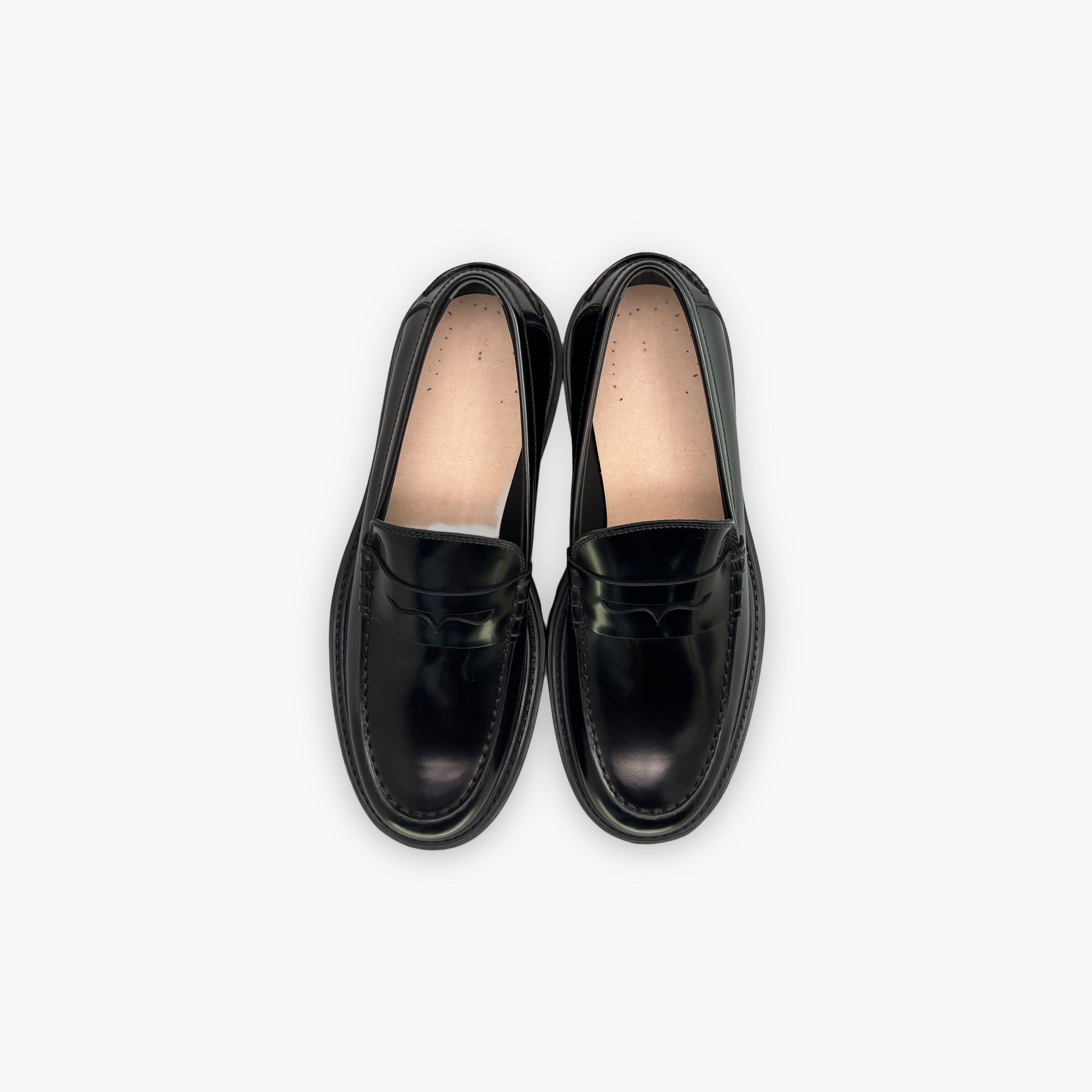 Tod's Tod's Black Leather Lug Sole Loafers Size US 10 Size US 10 / EU 43 - 9 Thumbnail