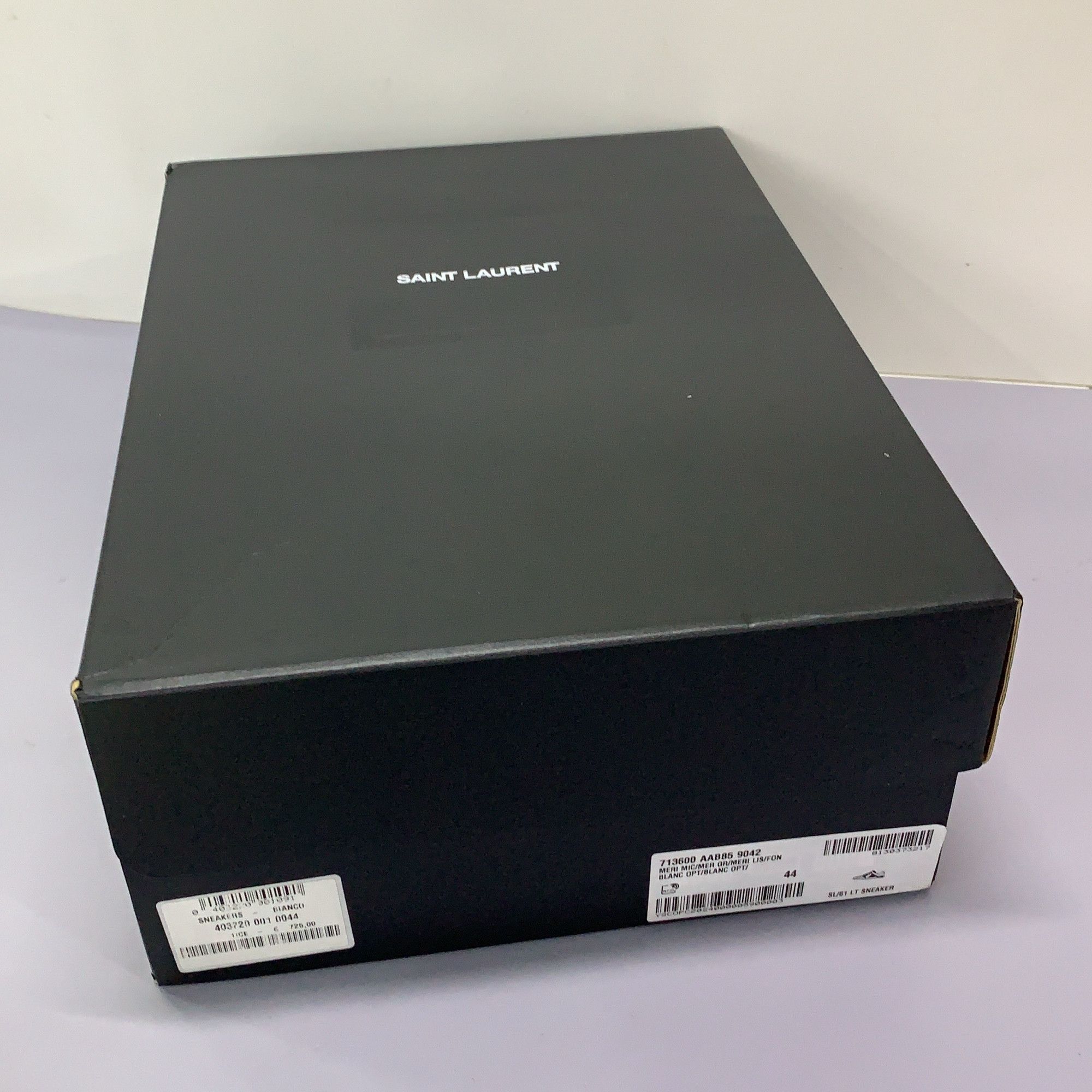 Saint Laurent Paris Saint Laurent Perforated Leather Low-Top Sneakers Size 44 Size US 11 / EU 44 - 11 Thumbnail