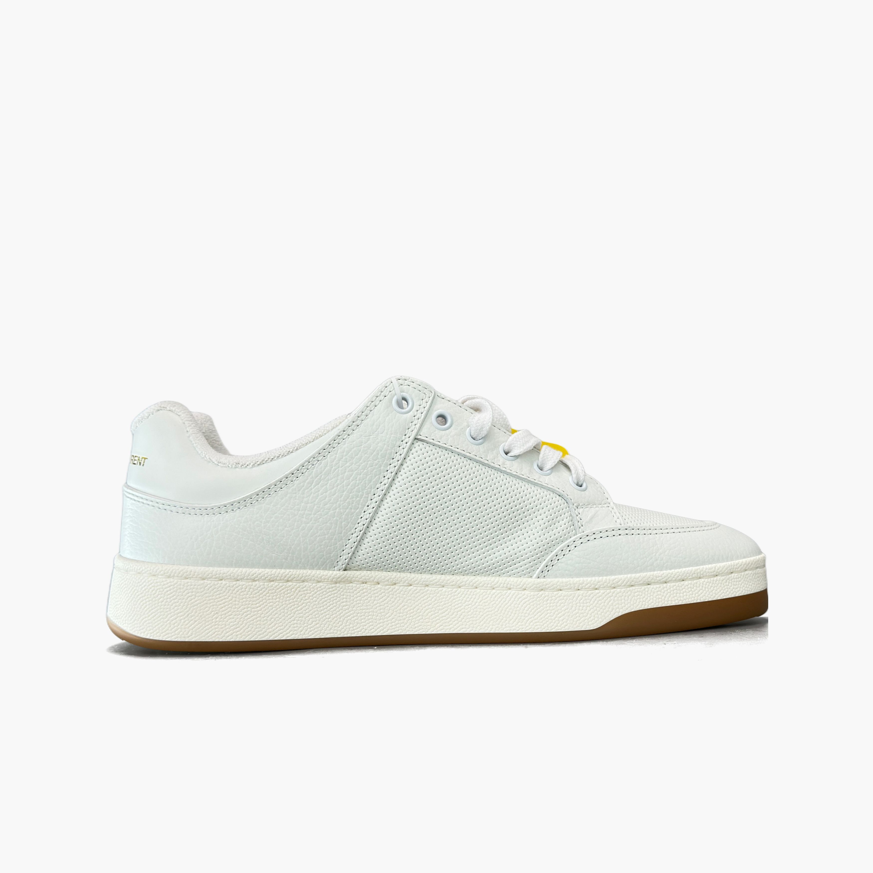 Saint Laurent Paris Saint Laurent Perforated Leather Low-Top Sneakers Size 44 Size US 11 / EU 44 - 2 Thumbnail