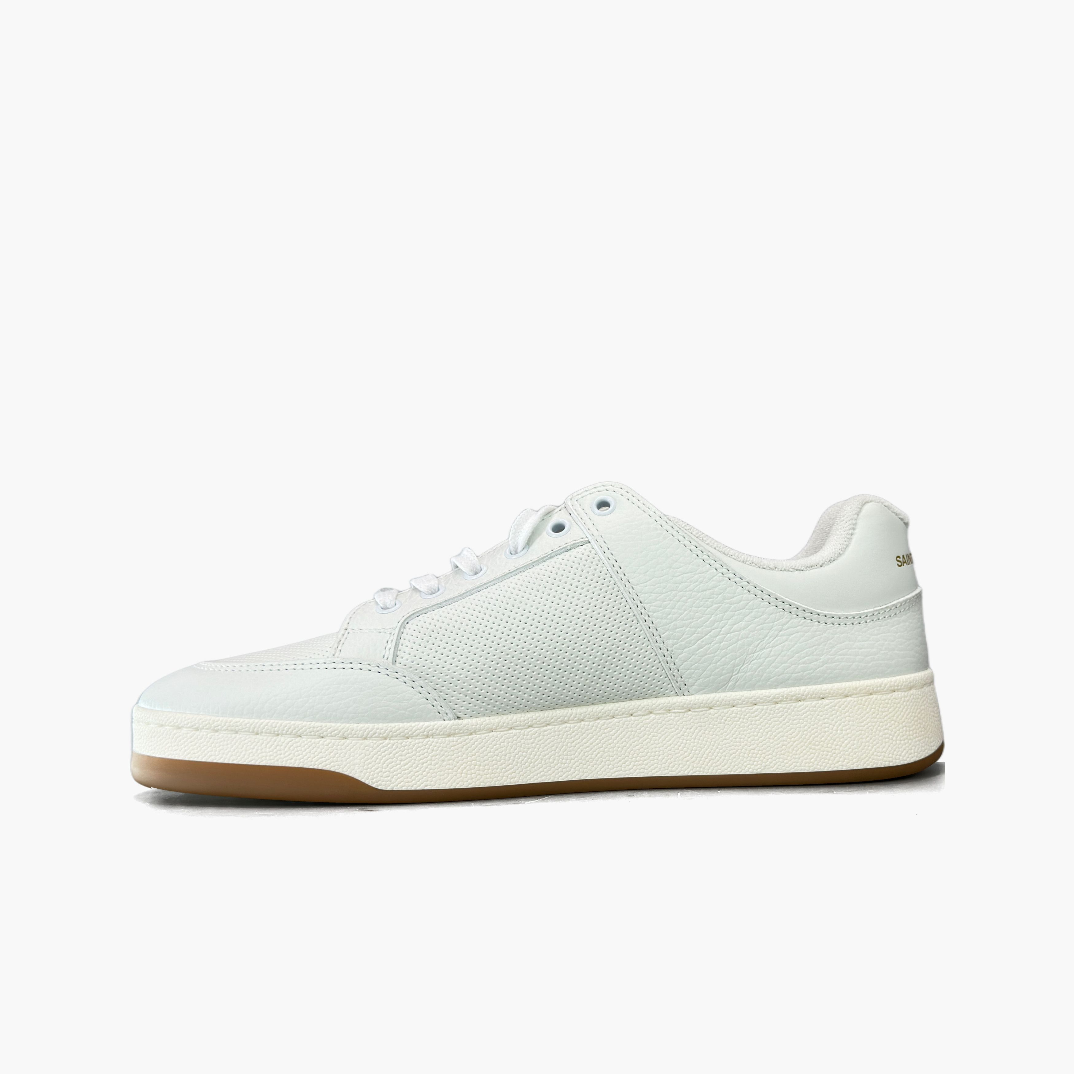 Saint Laurent Paris Saint Laurent Perforated Leather Low-Top Sneakers Size 44 Size US 11 / EU 44 - 3 Thumbnail