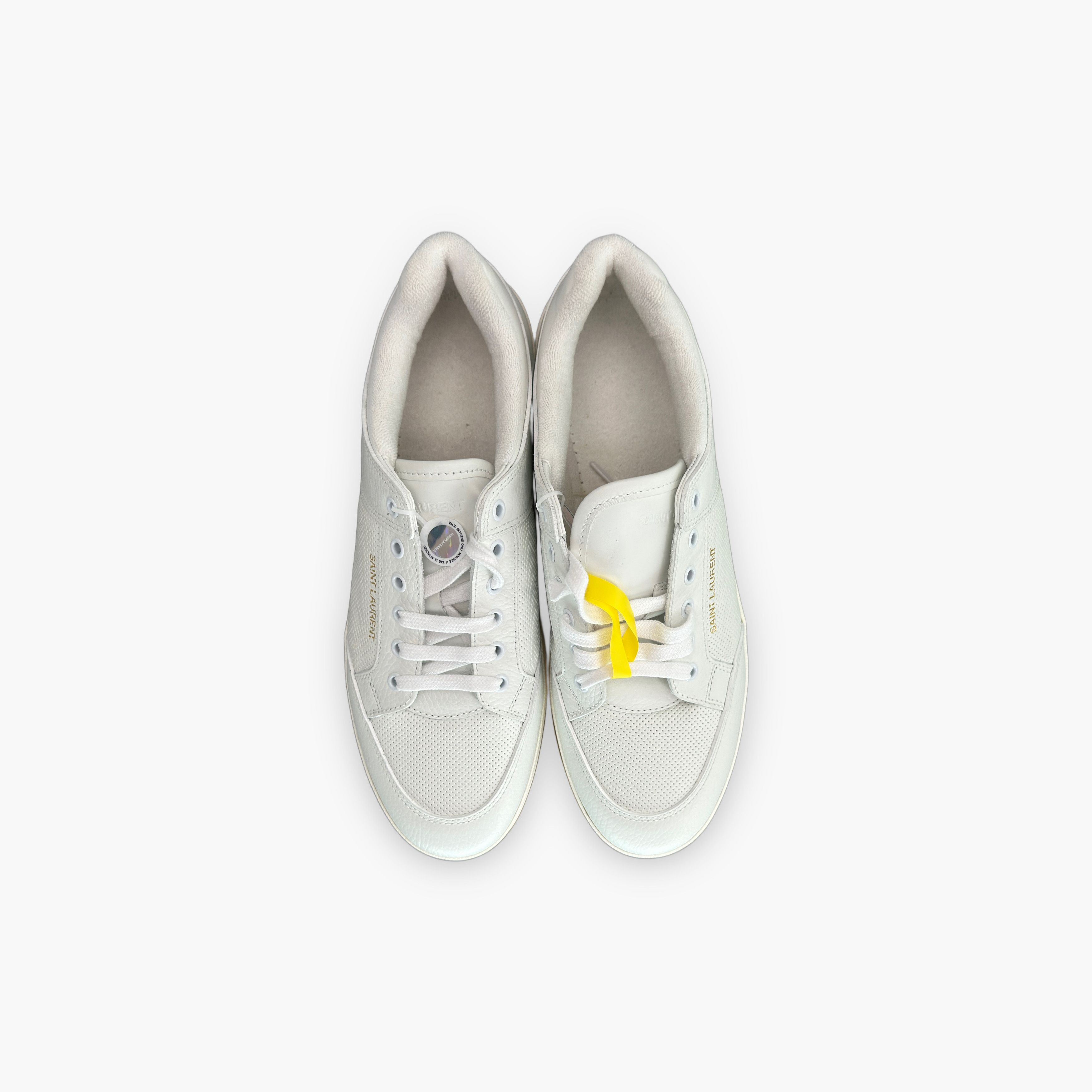 Saint Laurent Paris Saint Laurent Perforated Leather Low-Top Sneakers Size 44 Size US 11 / EU 44 - 9 Thumbnail