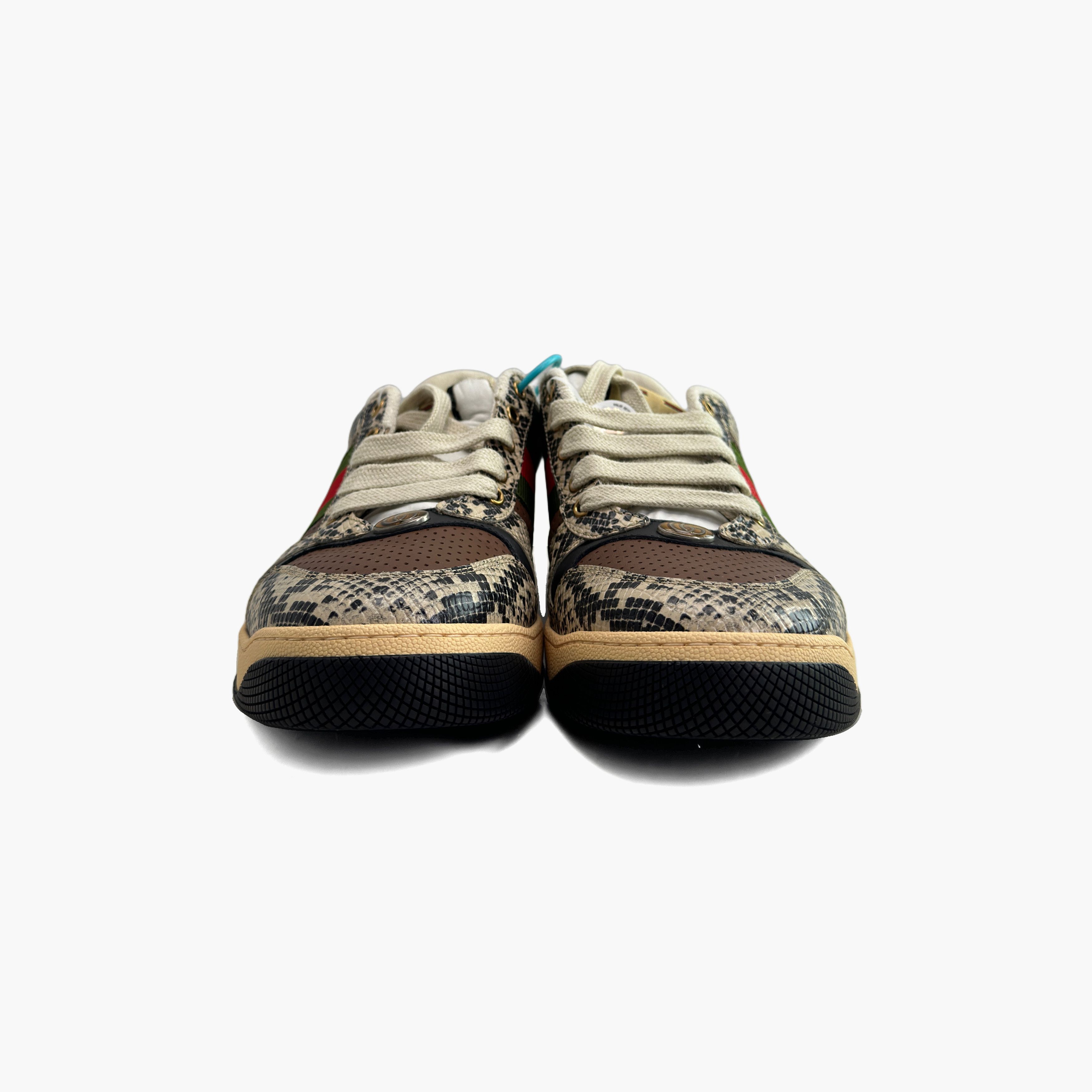 Gucci Gucci Snakeskin Screener Low-Top Sneakers Size 11 Size US 11 / EU 44 - 5 Thumbnail