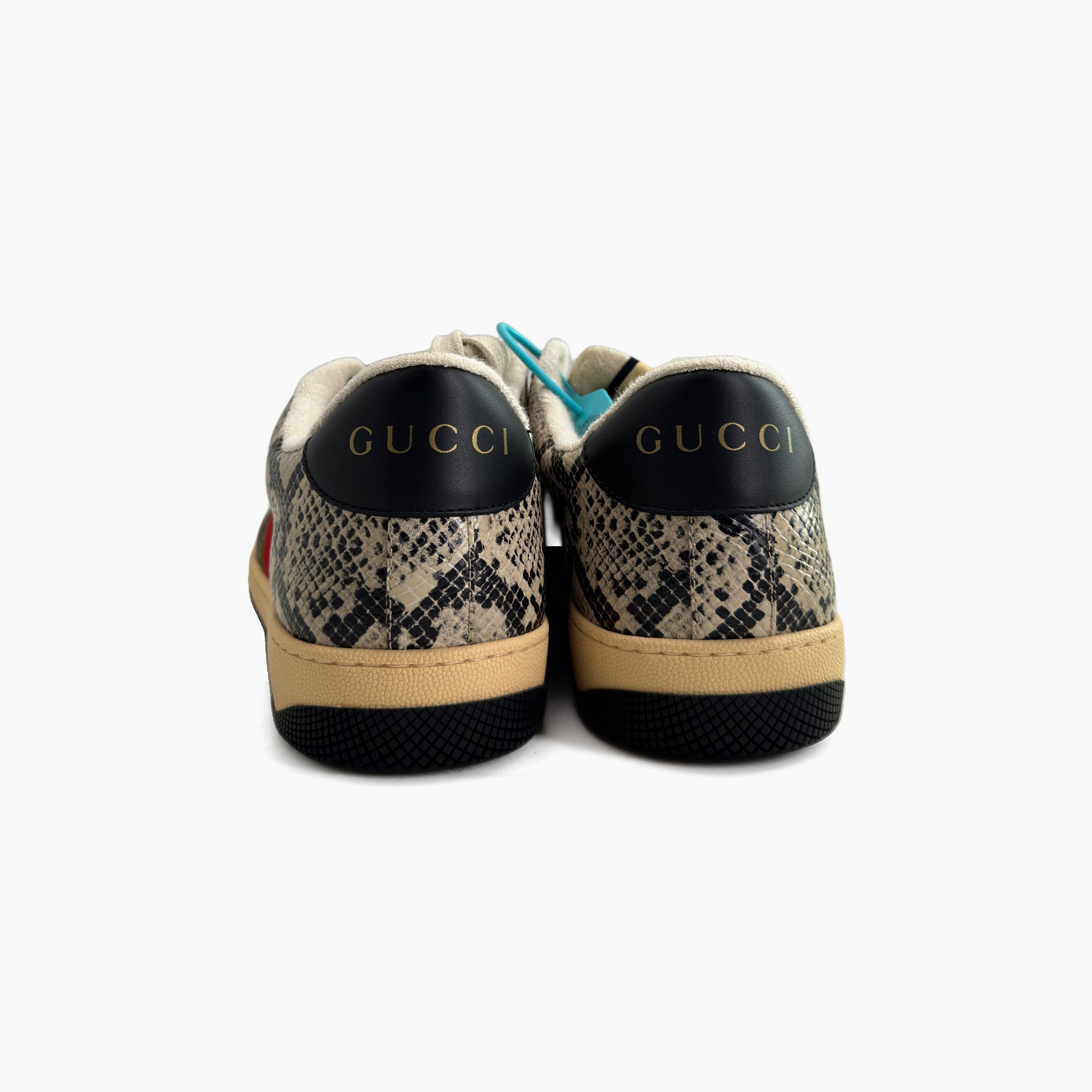 Gucci Gucci Snakeskin Screener Low-Top Sneakers Size 11 Size US 11 / EU 44 - 6 Thumbnail