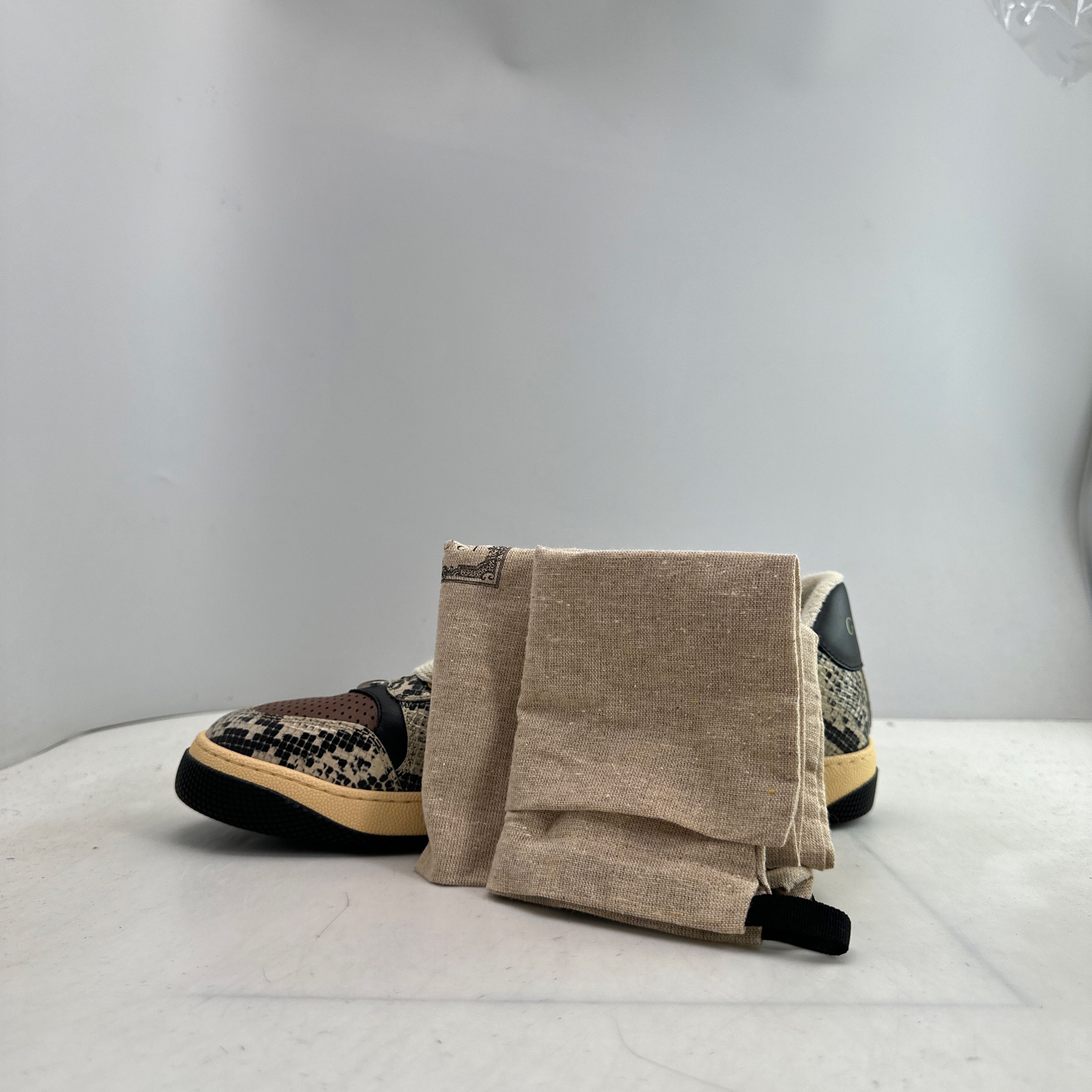 Gucci Gucci Snakeskin Screener Low-Top Sneakers Size 11 Size US 11 / EU 44 - 10 Thumbnail