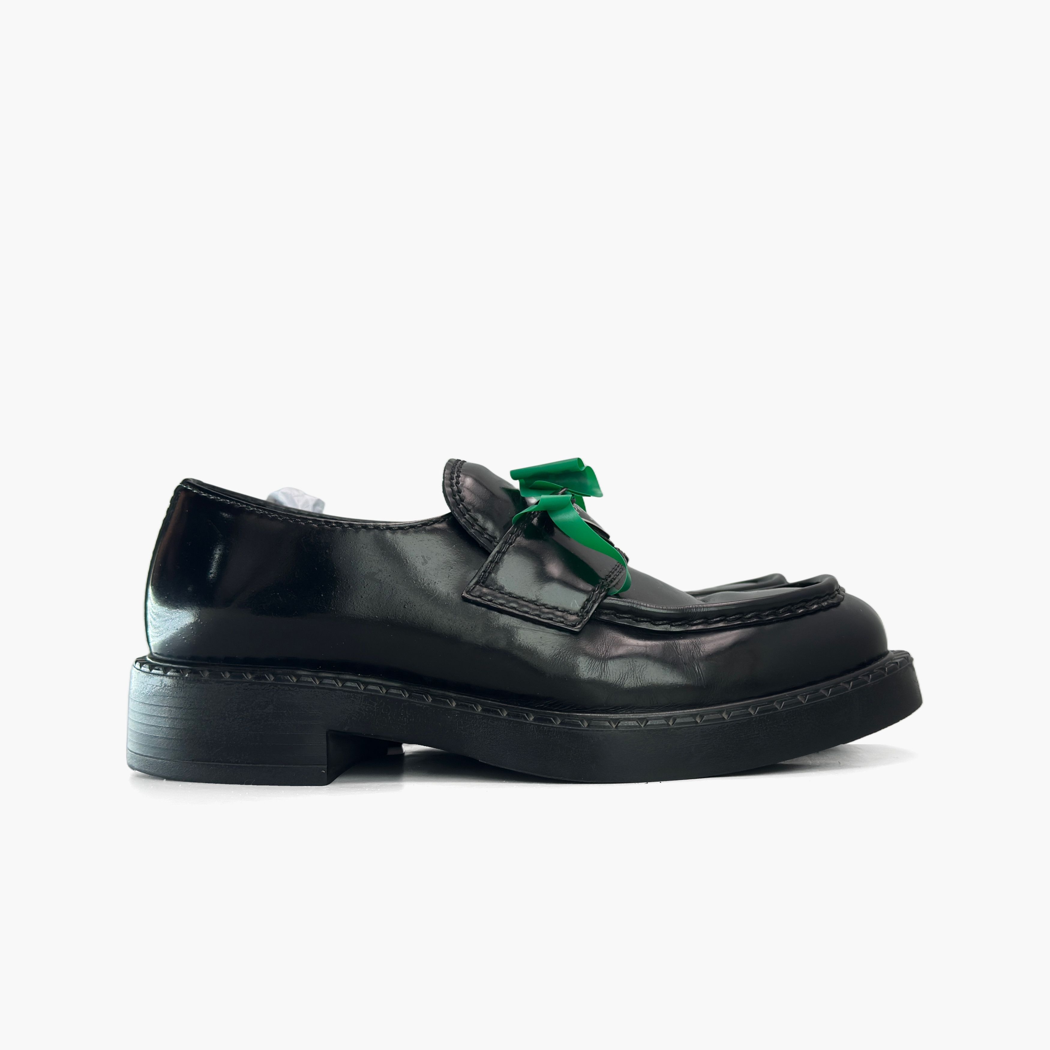 Prada Prada Chocolate Leather Loafers Size 7.5 Size US 7.5 / EU 40-41 - 4 Thumbnail