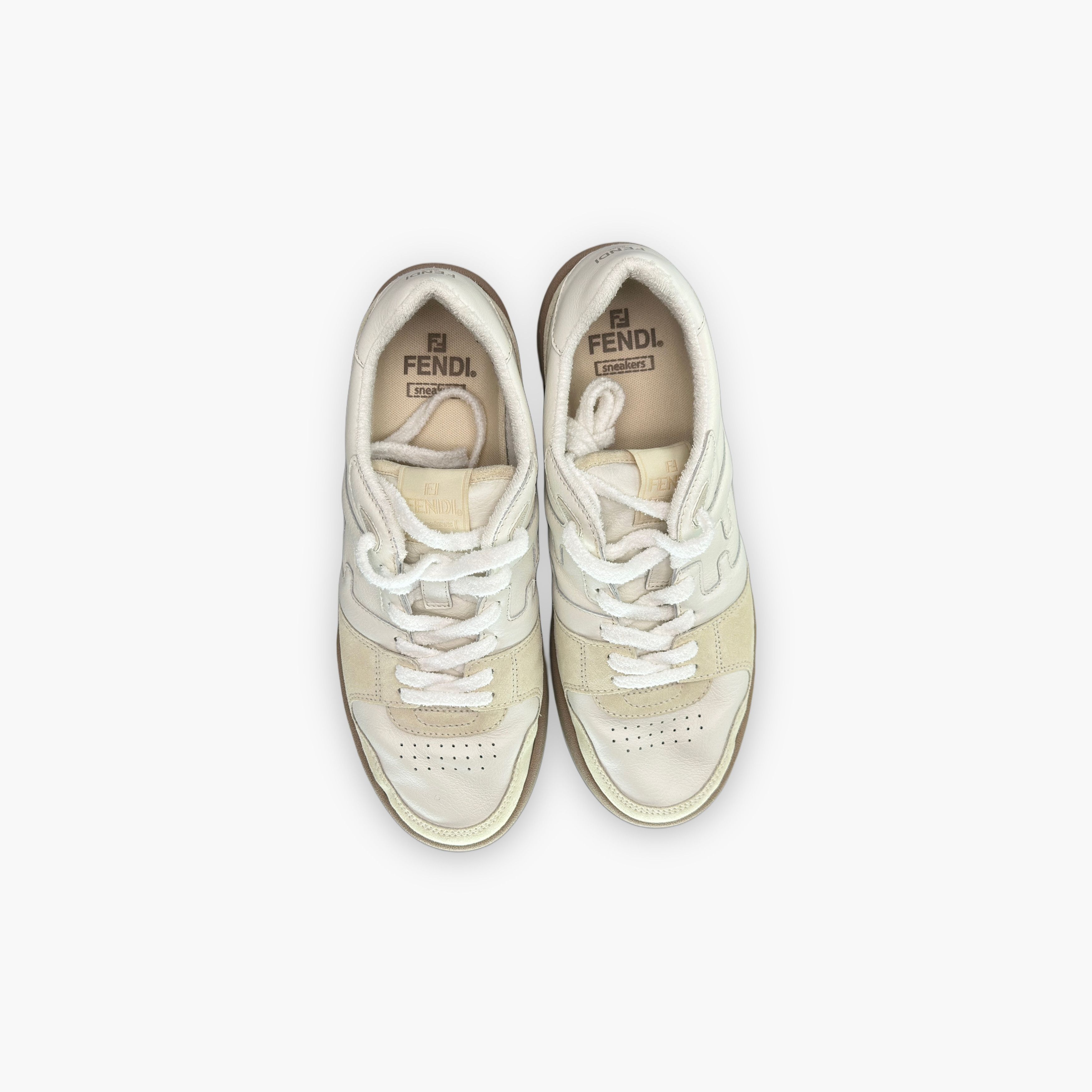 Fendi Fendi Match Leather Low-Top Sneakers Size 44 Size US 11 / EU 44 - 9 Thumbnail