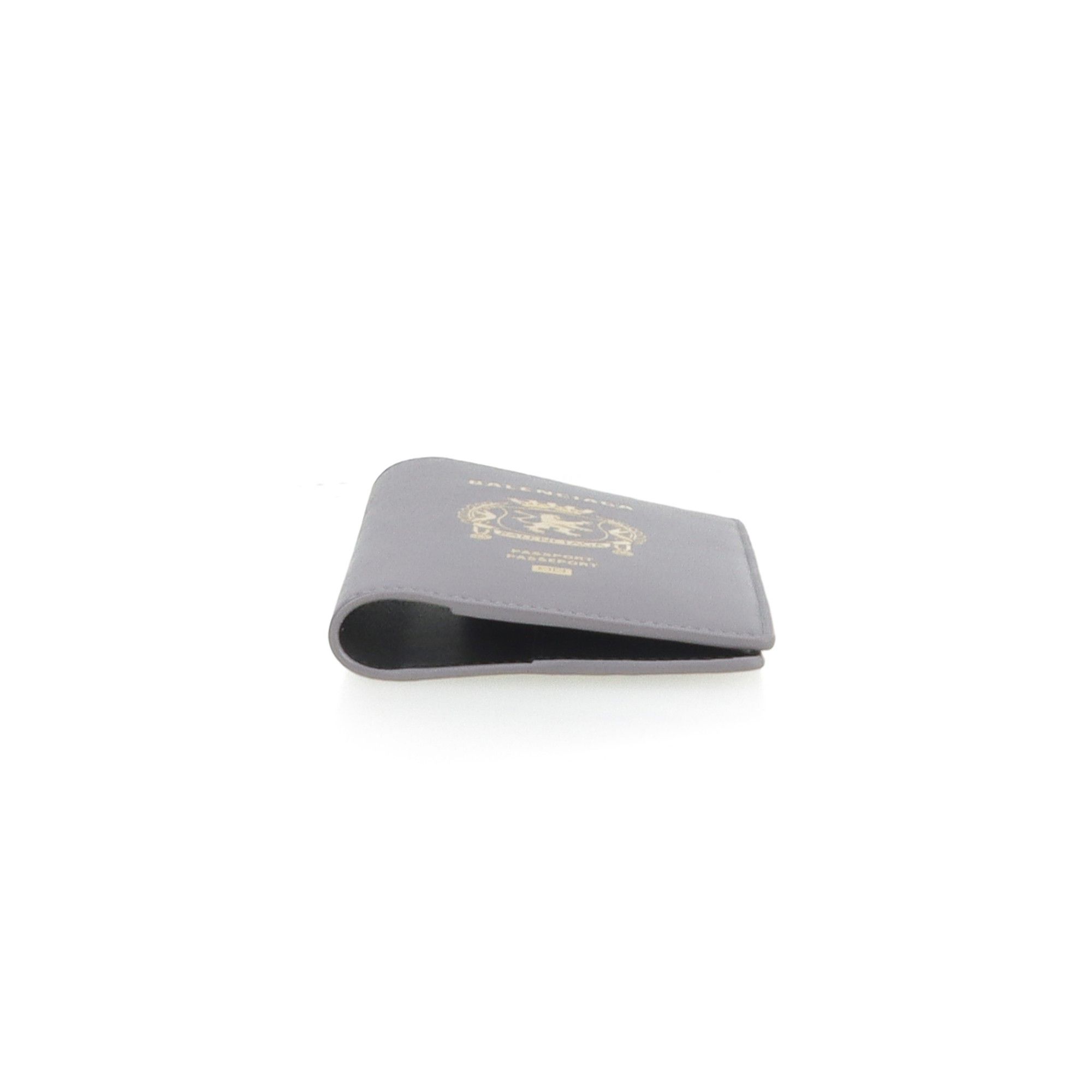 Balenciaga Balenciaga Crest Passport Holder Gray Size ONE SIZE - 4 Thumbnail