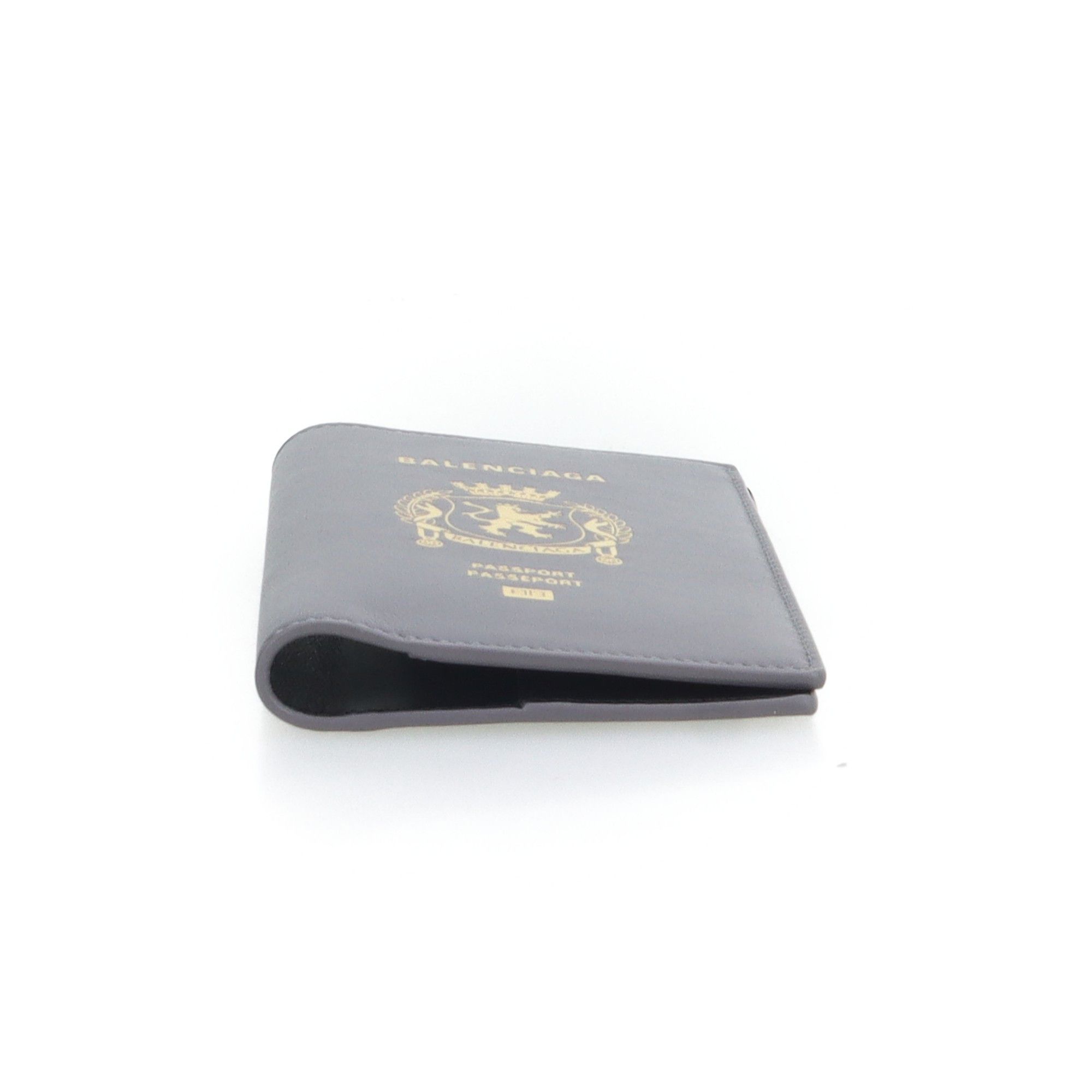 Balenciaga Balenciaga Crest Logo Passport Holder ONE SIZE Size ONE SIZE - 4 Thumbnail