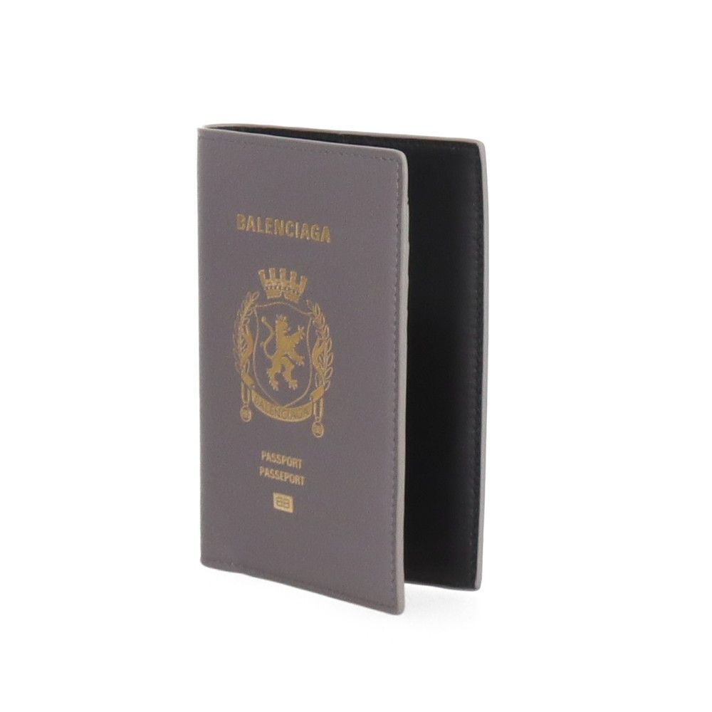 Balenciaga Balenciaga Crest Passport Holder ONE SIZE Size ONE SIZE - 2 Thumbnail