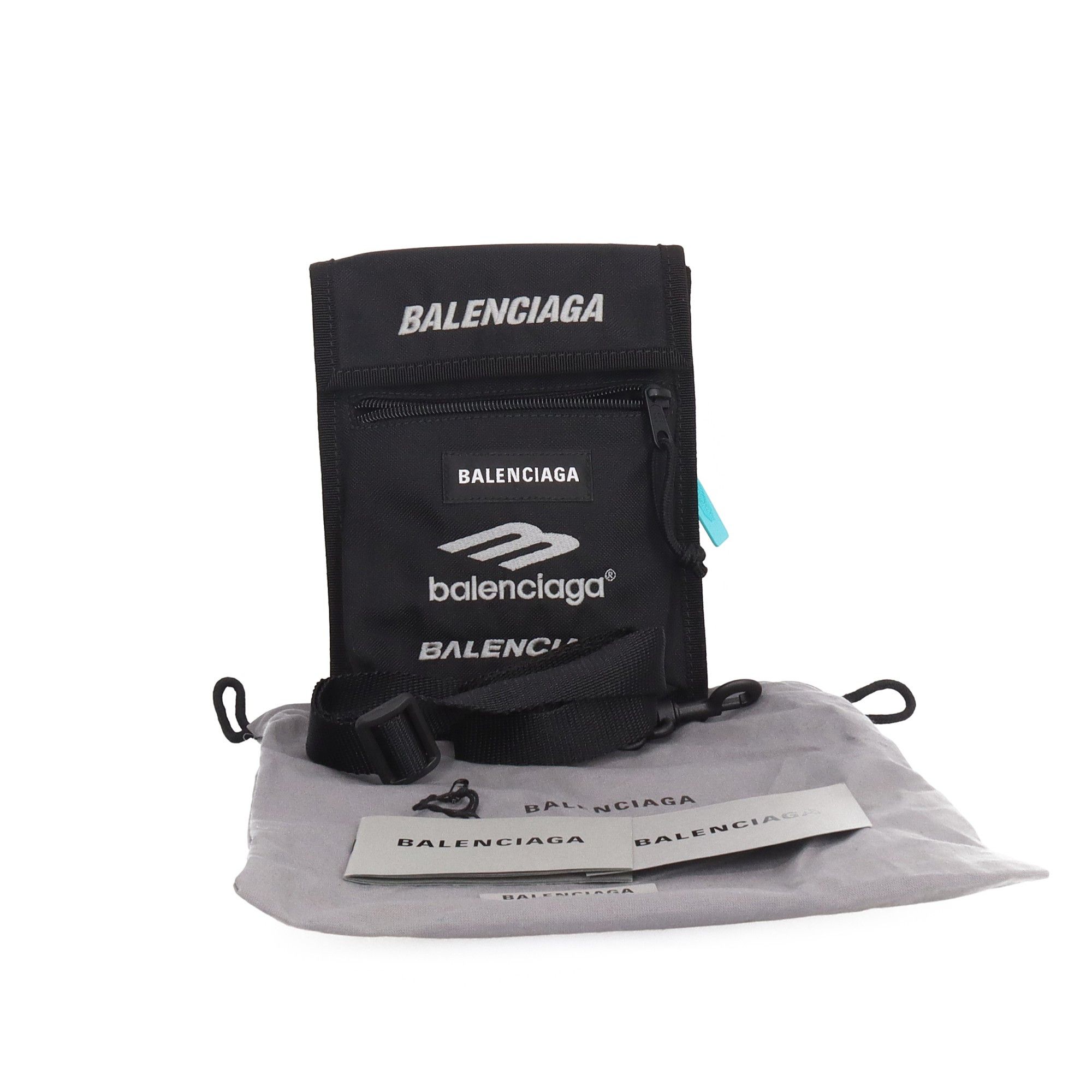 Balenciaga Balenciaga Explorer Small Logo Patch Crossbody Bag ONE SIZE Size ONE SIZE - 5 Thumbnail